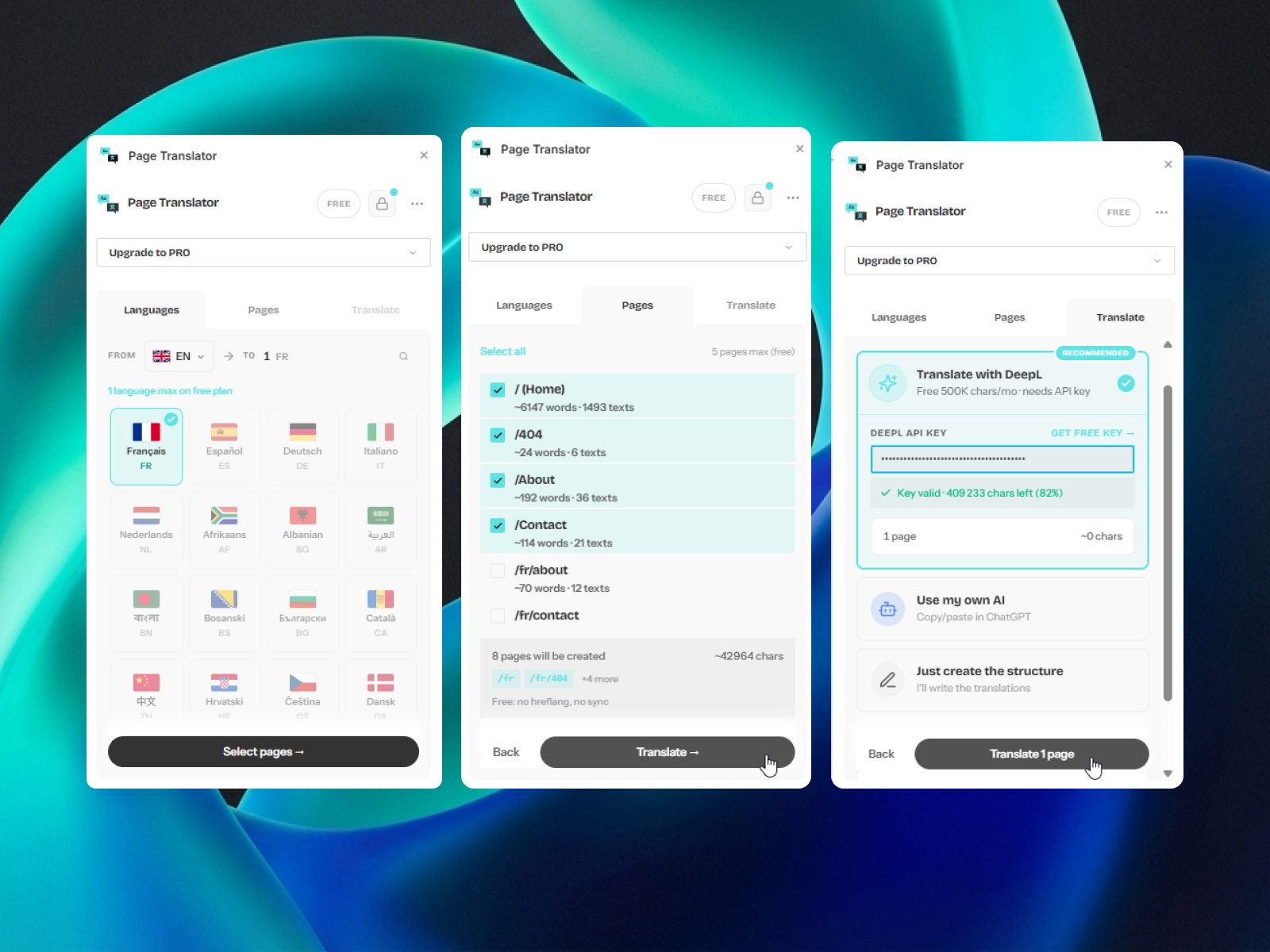 Thumbnail 2 for Page Translator, a Framer Marketplace template by Ilies Allali.