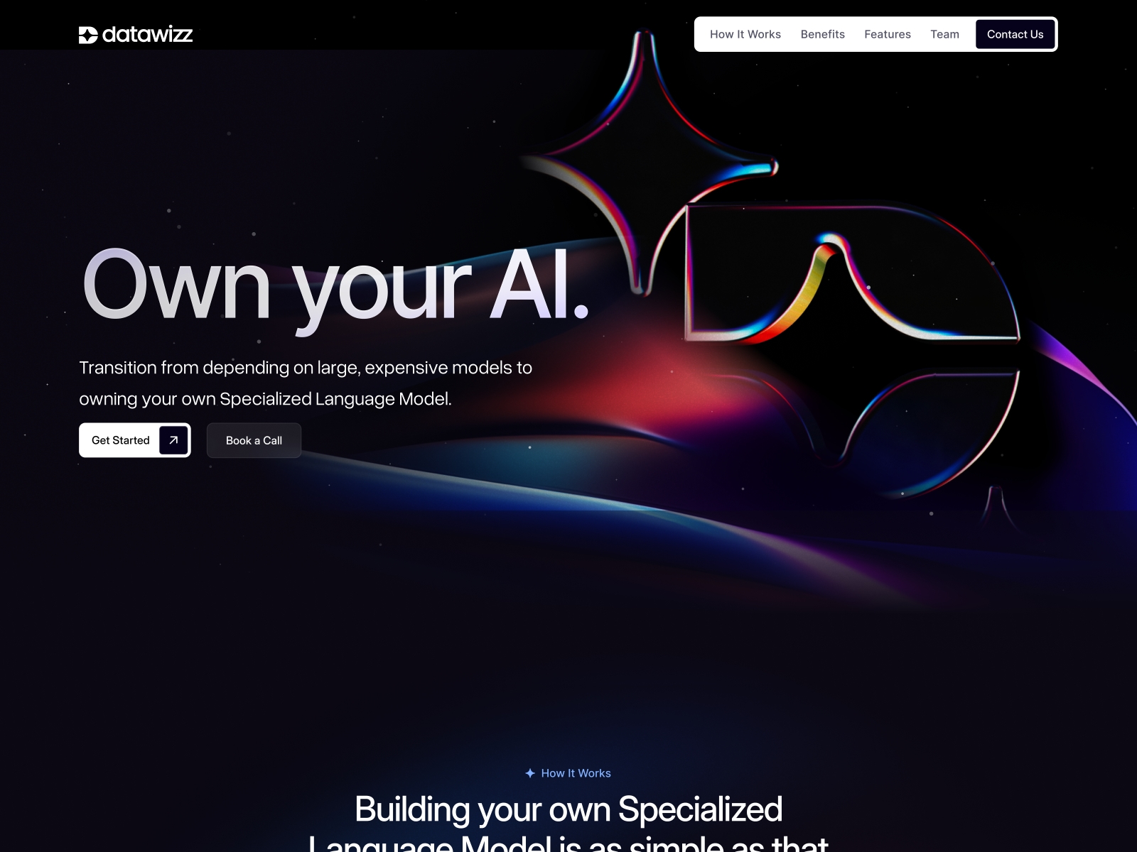 Thumbnail for datawizz.ai, a Framer Experts site by DesignMe.