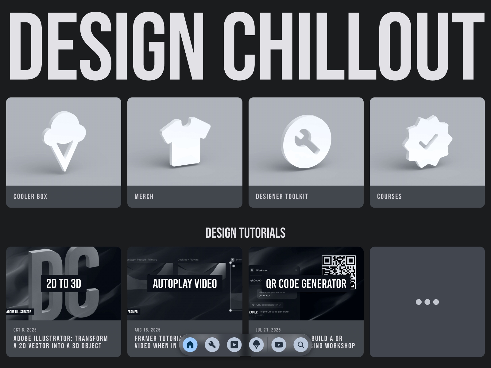 Thumbnail for designchillout.co/, a Framer Experts site by Robin Louw.