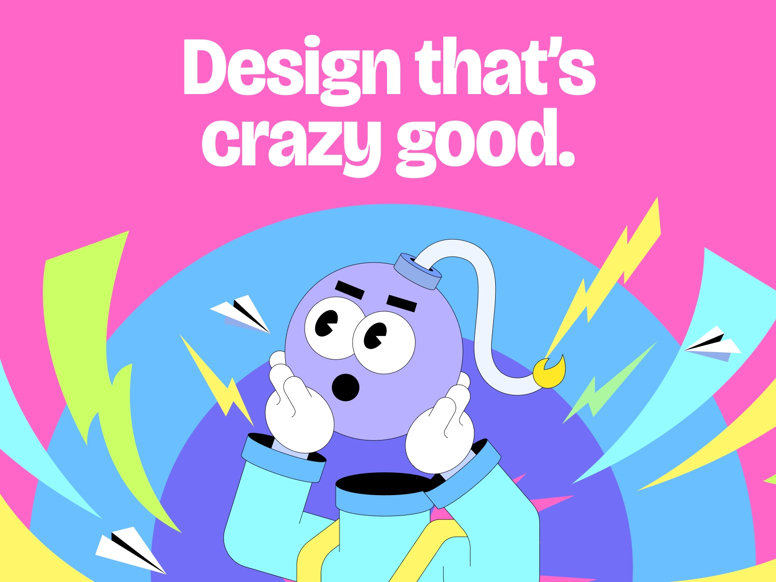 Thumbnail for crazycreative.design/, a Framer Experts site by Nick Jacoy.