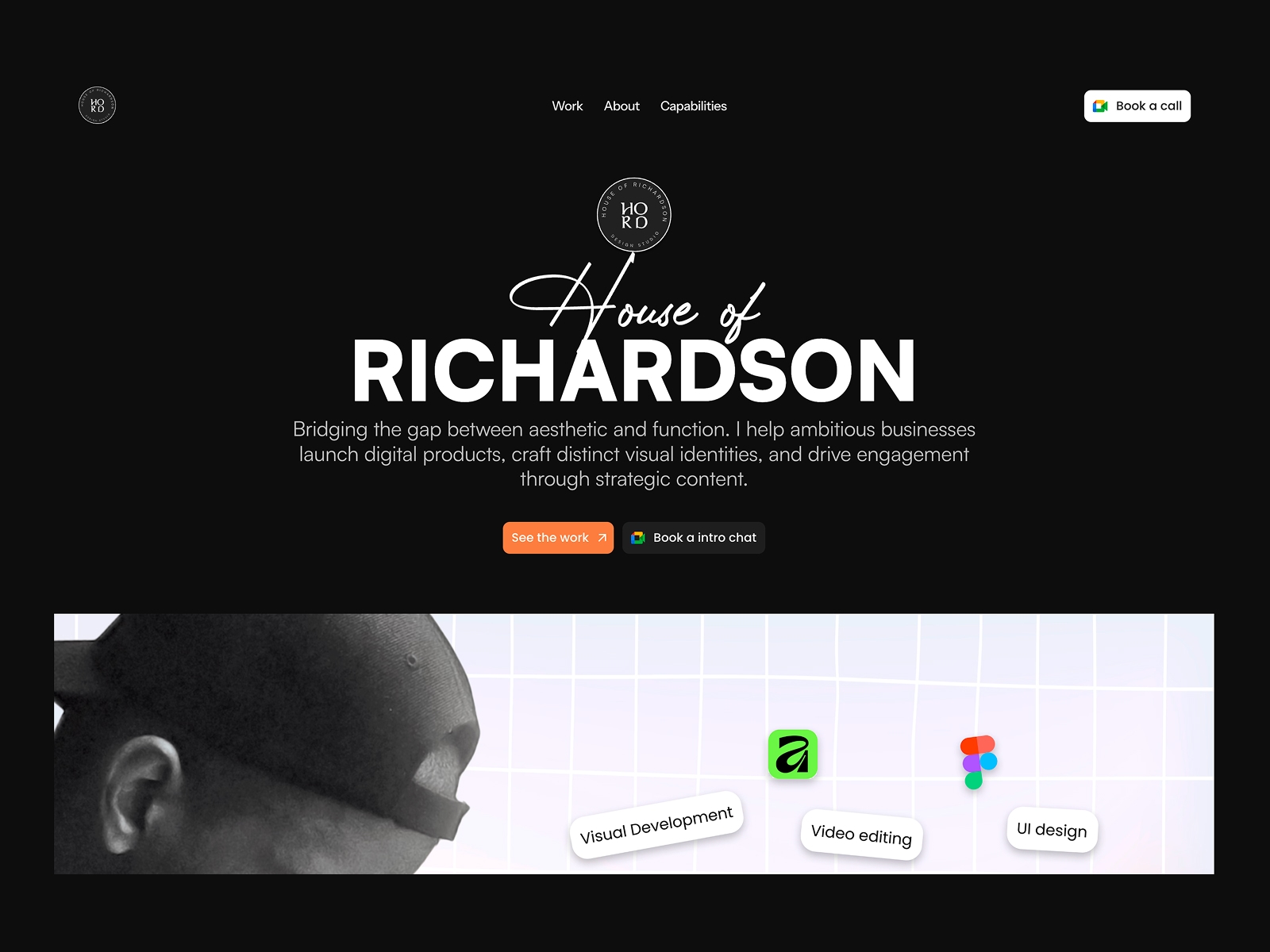 Thumbnail for houseofrichardson.co.za, a Framer Experts site by House of Richardson Design Studio.