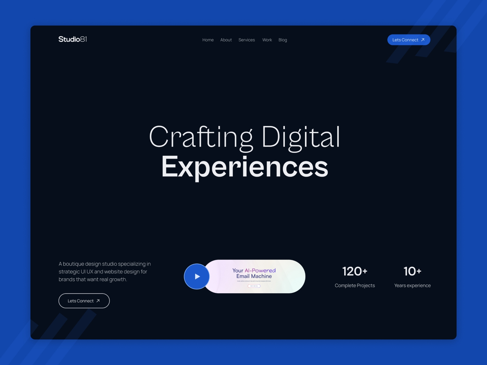 Thumbnail for studioeightone.com/, a Framer Experts site by Studio81 LLC.