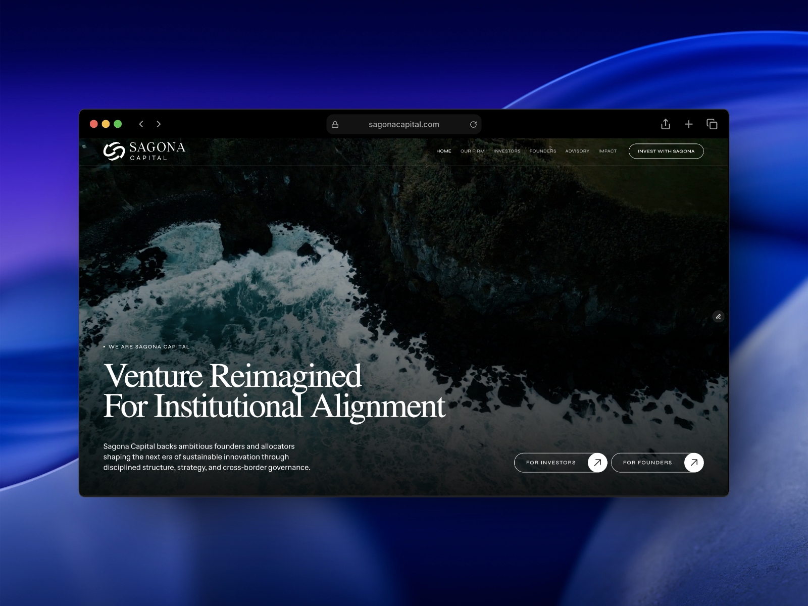 Thumbnail for Sagona Capital, a Framer Experts site by Vercept Digital.