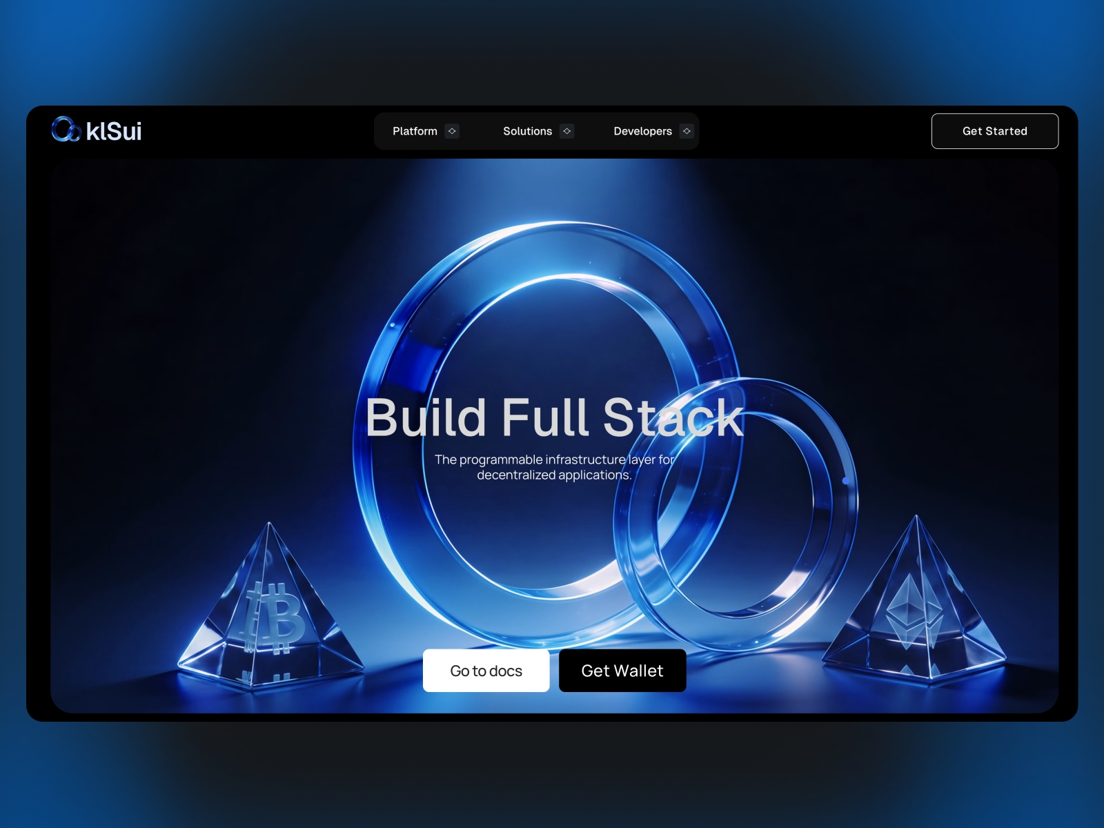 Landing Page KLsui —  Custom 3D