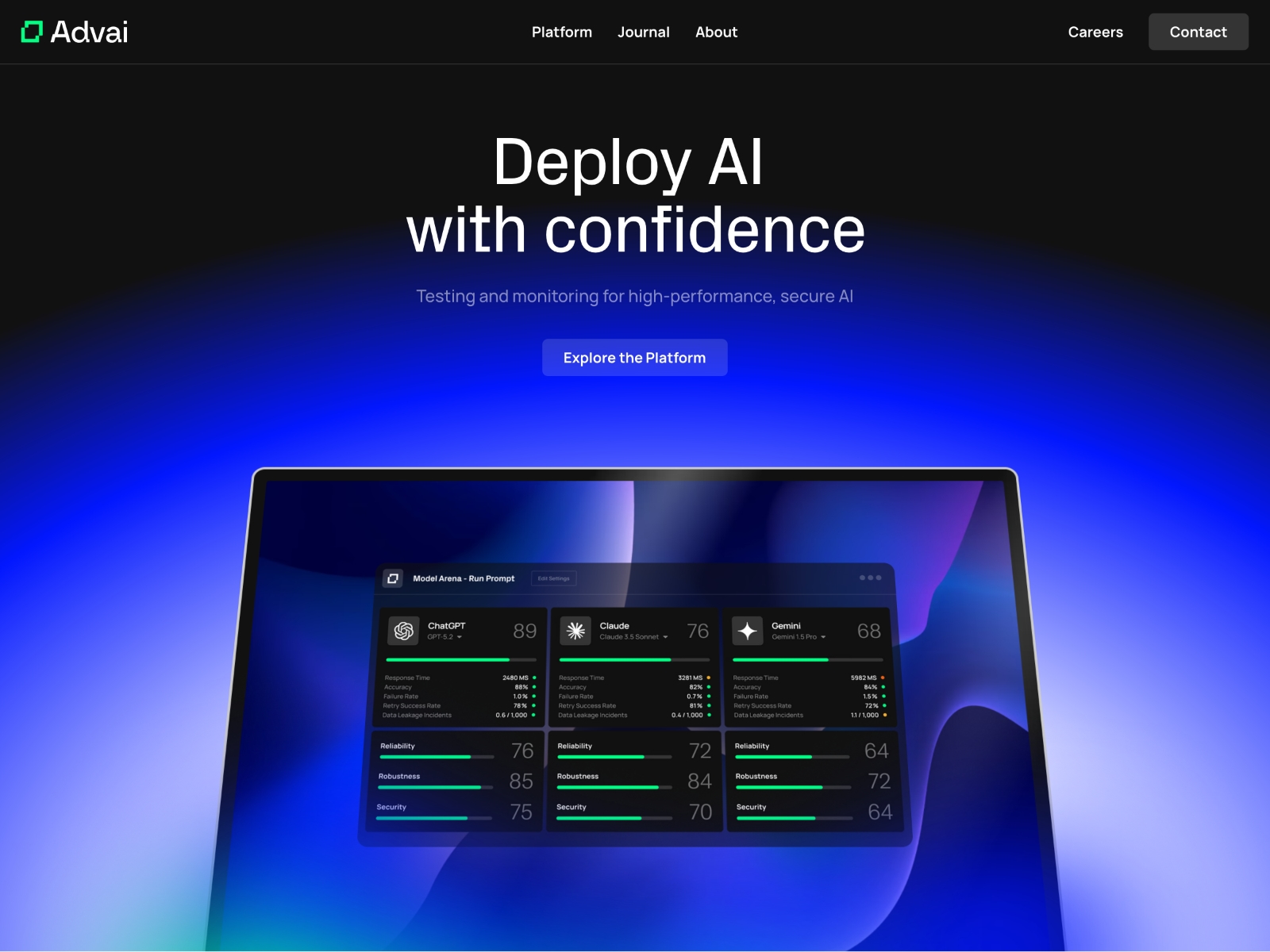 Thumbnail for Advai, a Framer Experts site by Alchemy Digital.