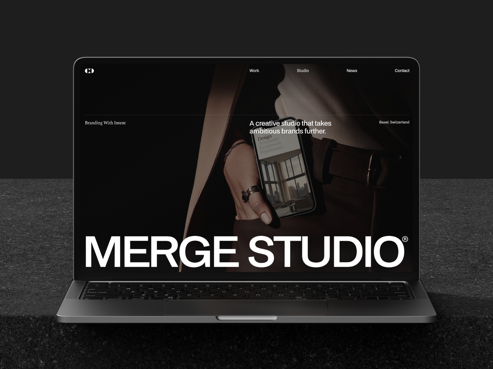 Thumbnail 1 for Merge Studio, a Framer Marketplace template by Refactor.