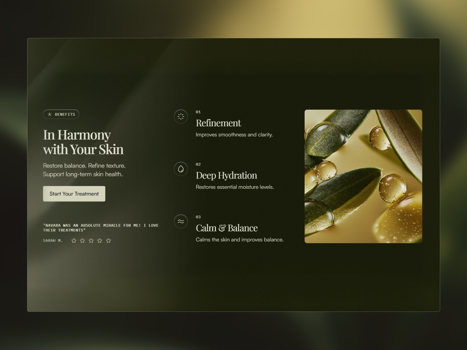 Screenshot 3 for NAVARA, a Framer Marketplace template by David Muñoz Guzmán.