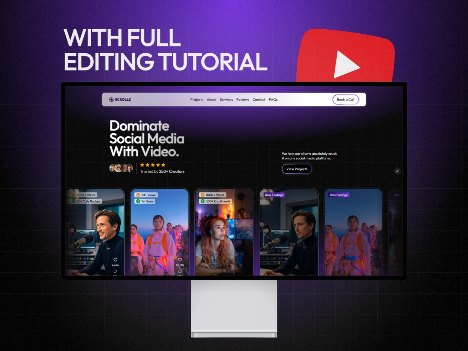 Thumbnail 2 for Scrollz, a Framer Marketplace template by Maleeha .
