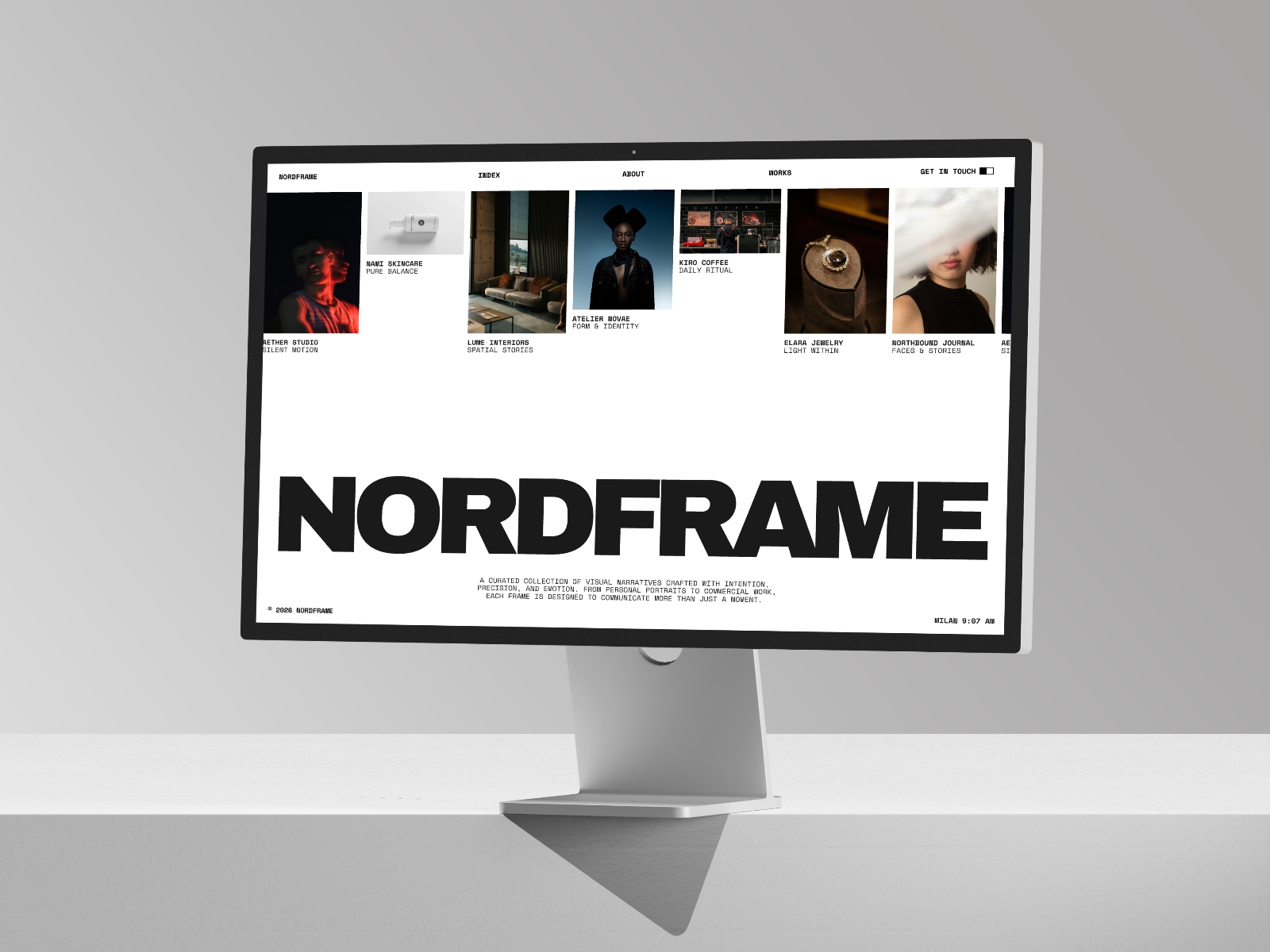Thumbnail 1 for Nordframe®, a Framer Marketplace template by Denysfs.