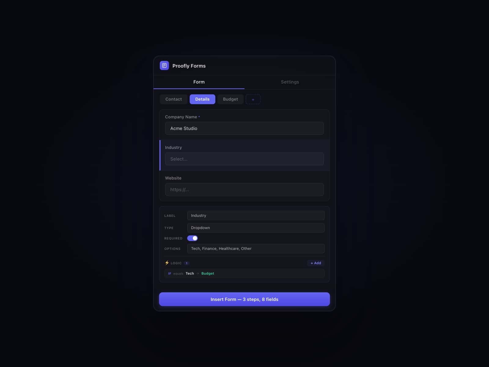 Proofly Forms