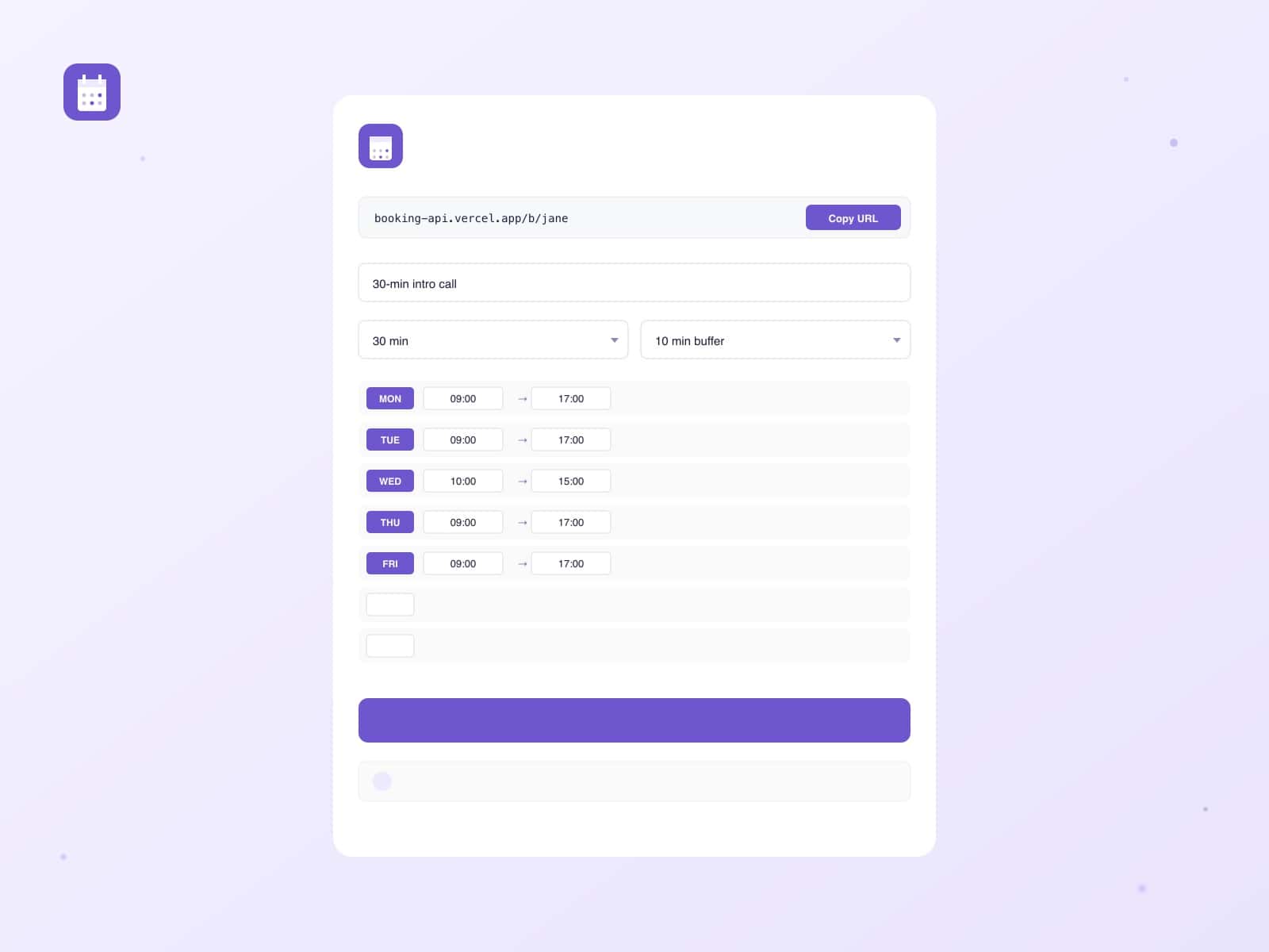 Simple Booking