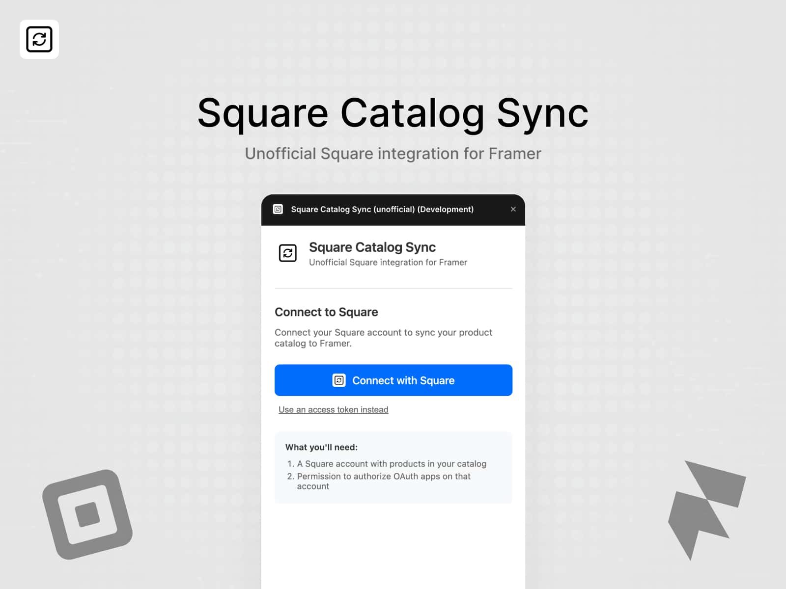 Square Catalog Sync (unofficial)