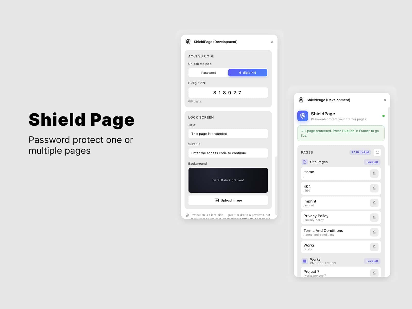 ShieldPage