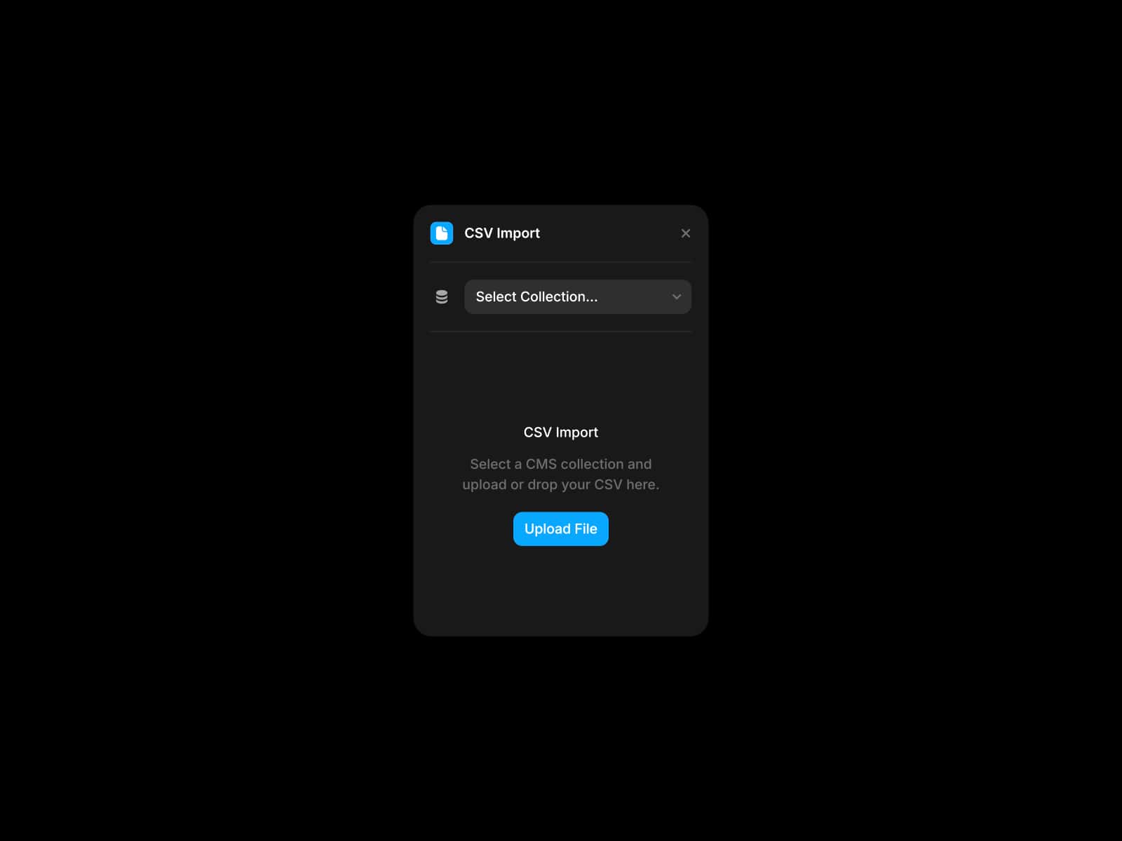CSV Import