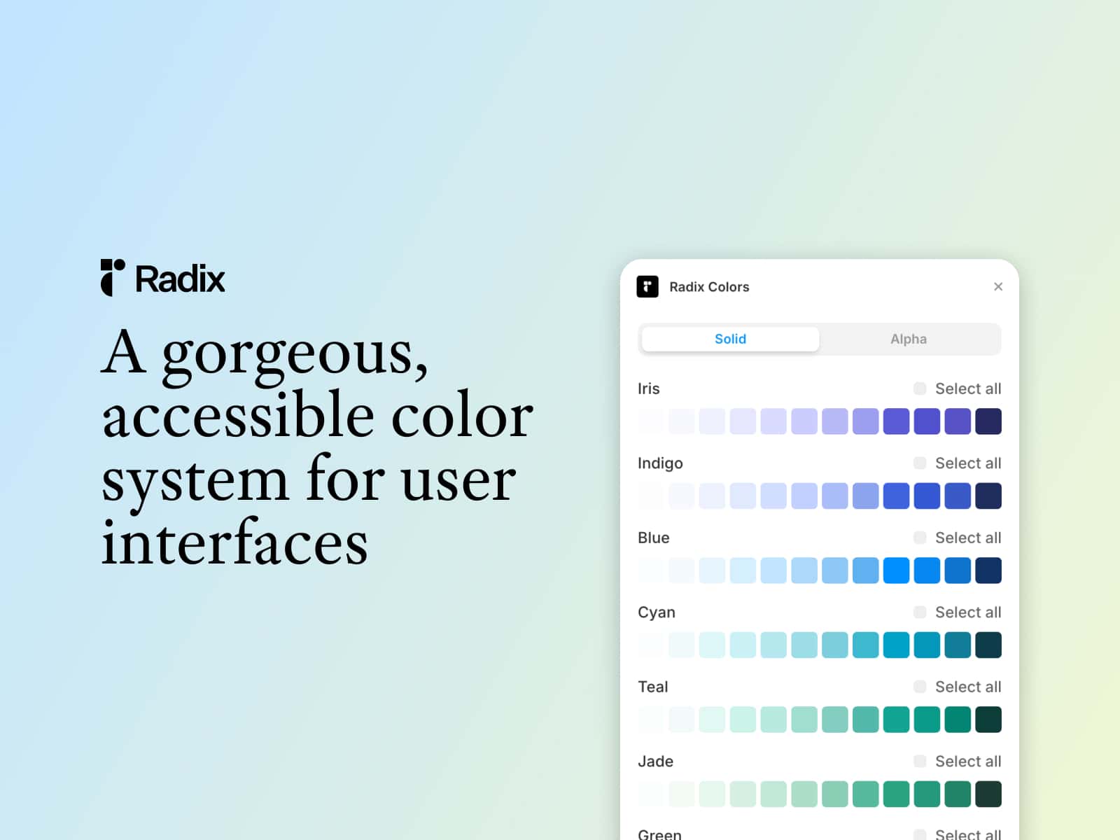 Radix Colors