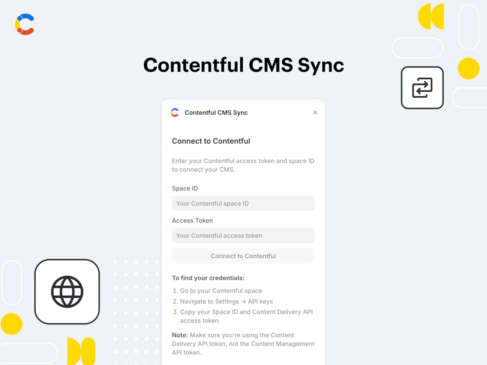 Contentful CMS Sync