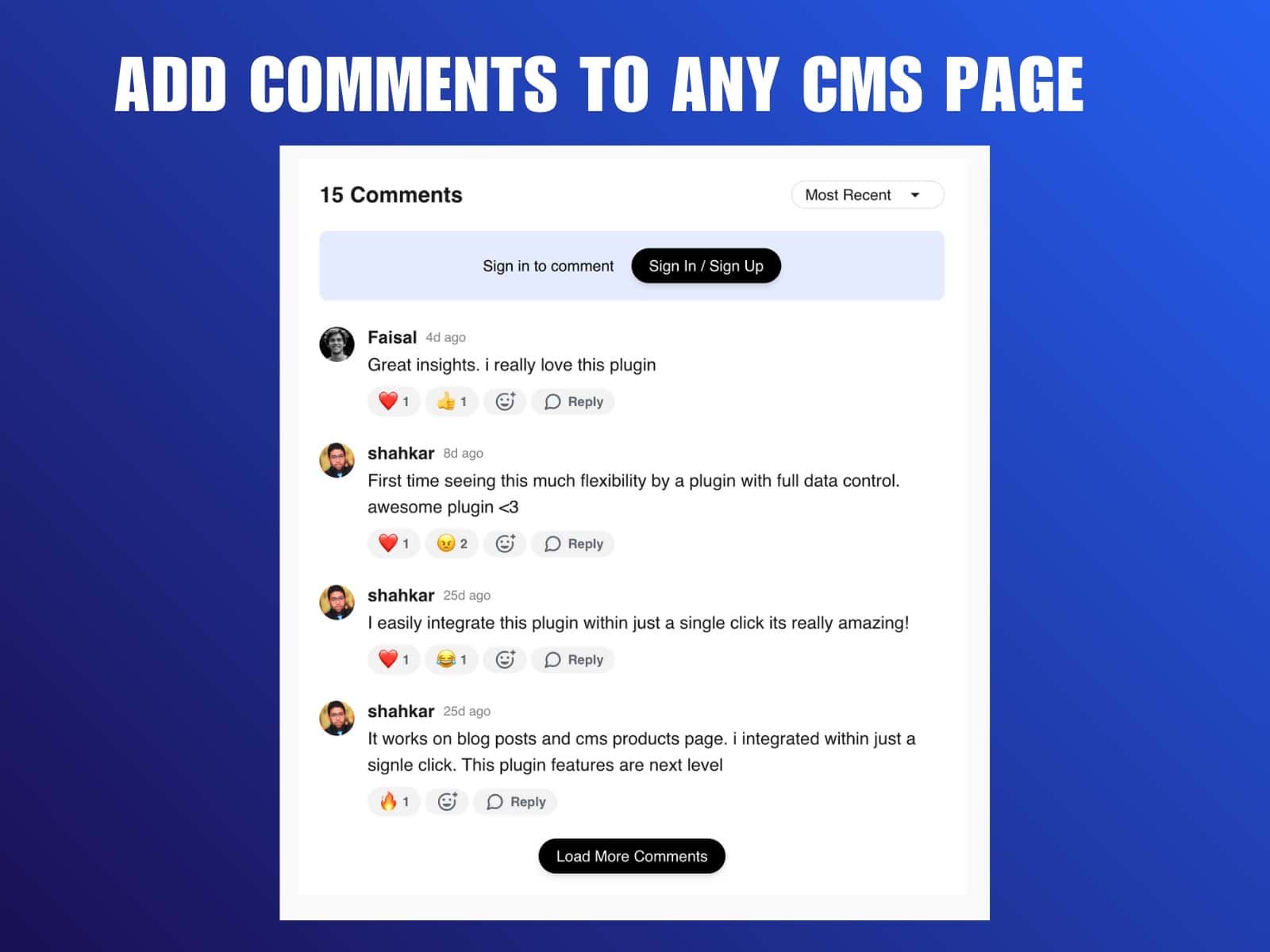 Easy Comments