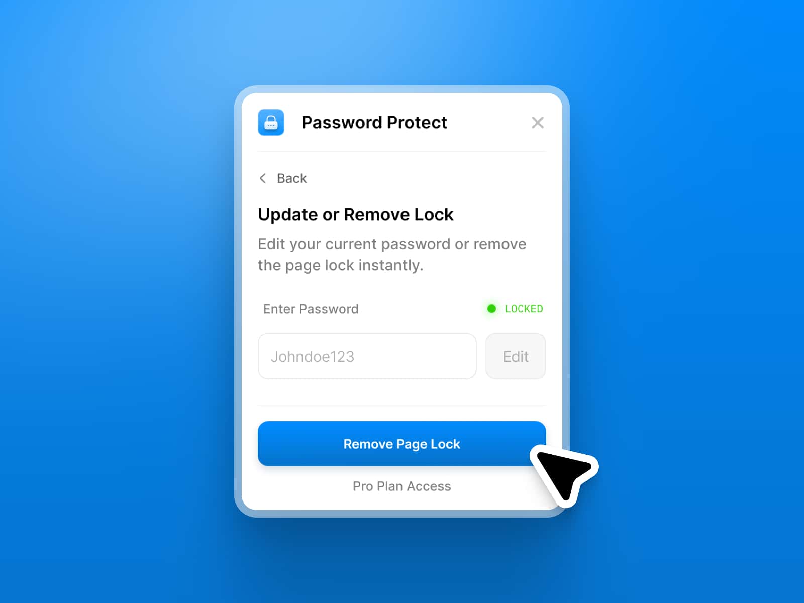 Password Protect