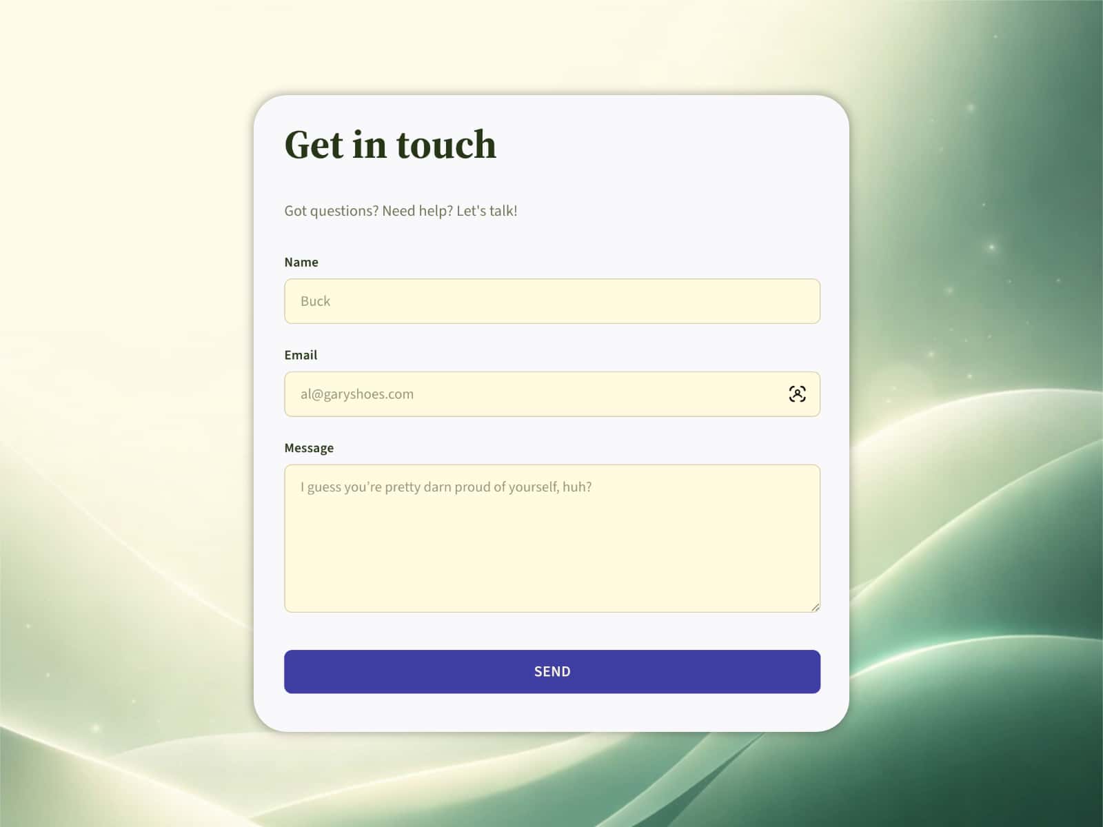 Contact Form - SupportRetriever