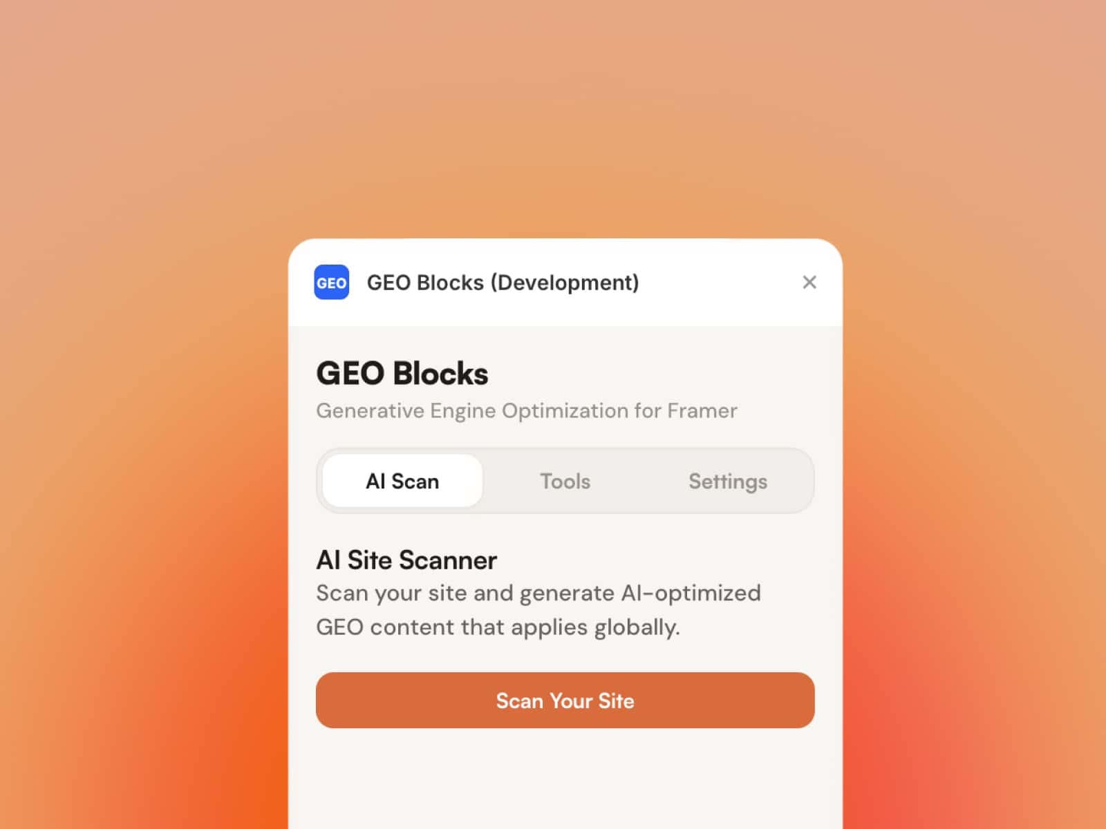 GEO Blocks