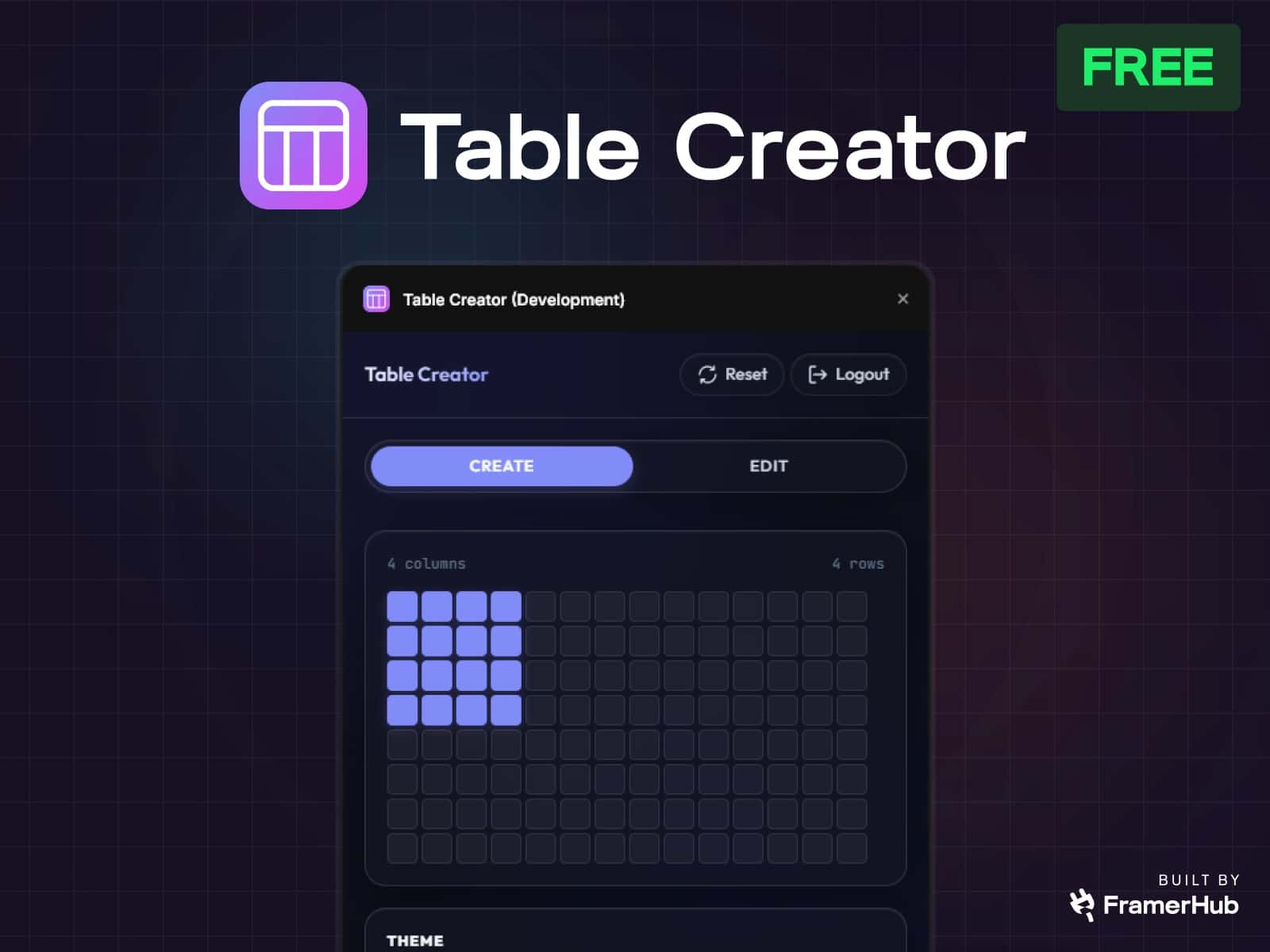 Table Creator