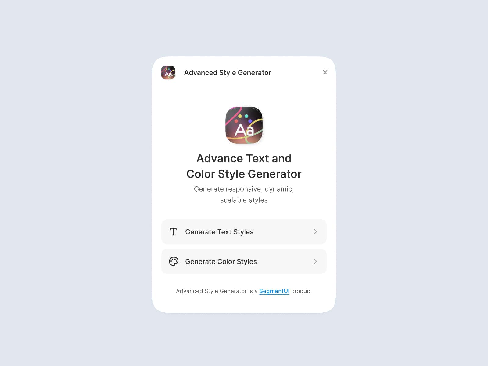 Advanced Style Generator