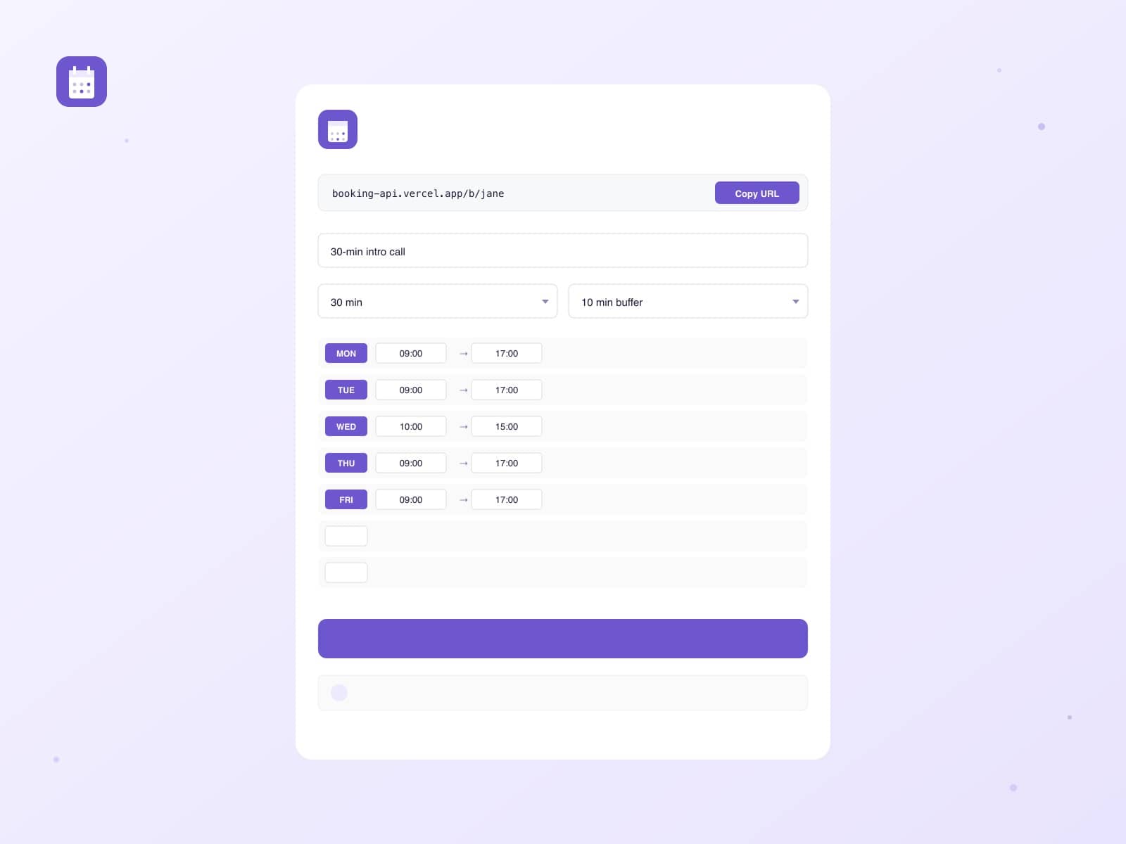 Simple Booking
