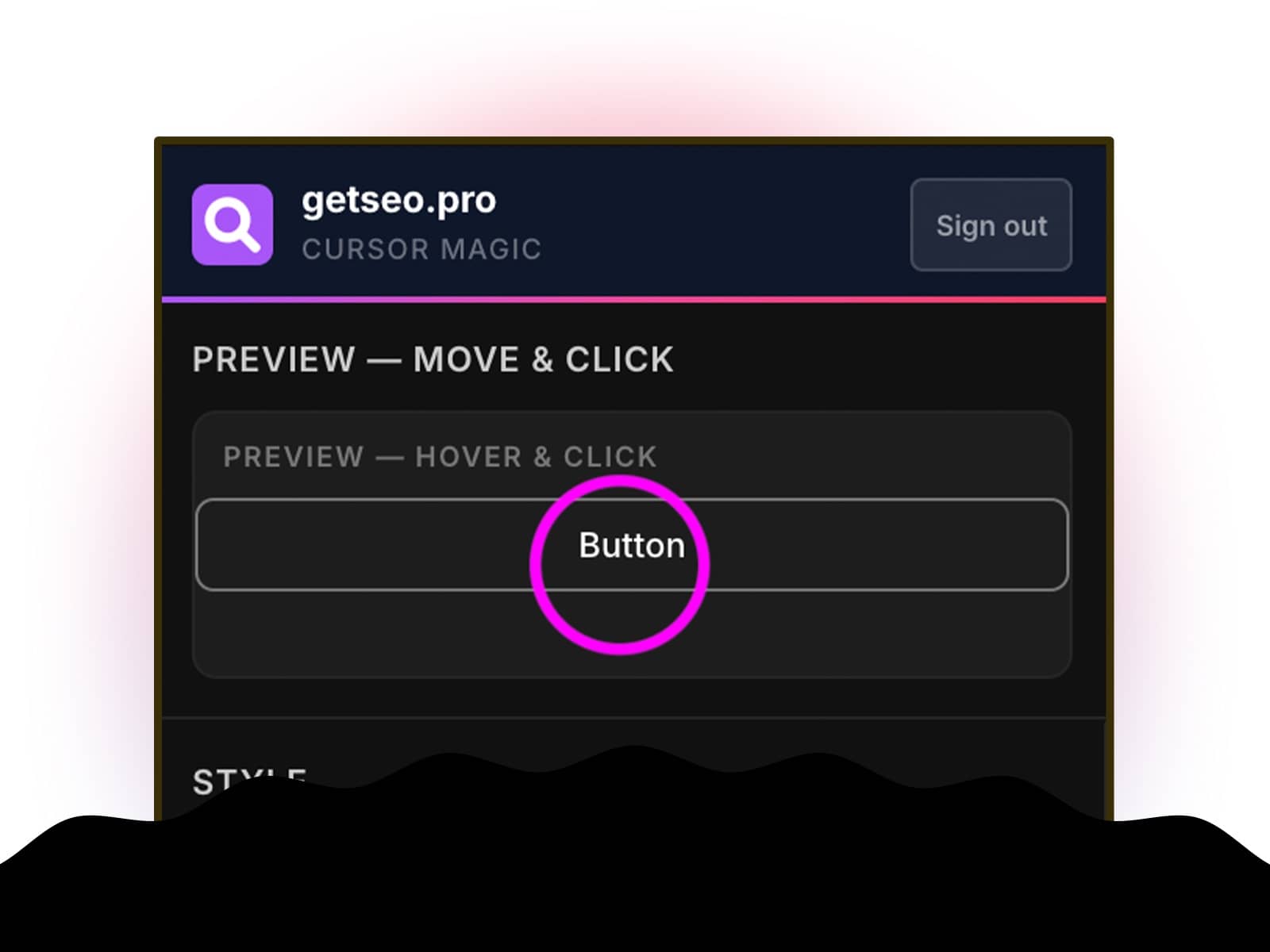 Cursor Play by getseo.pro