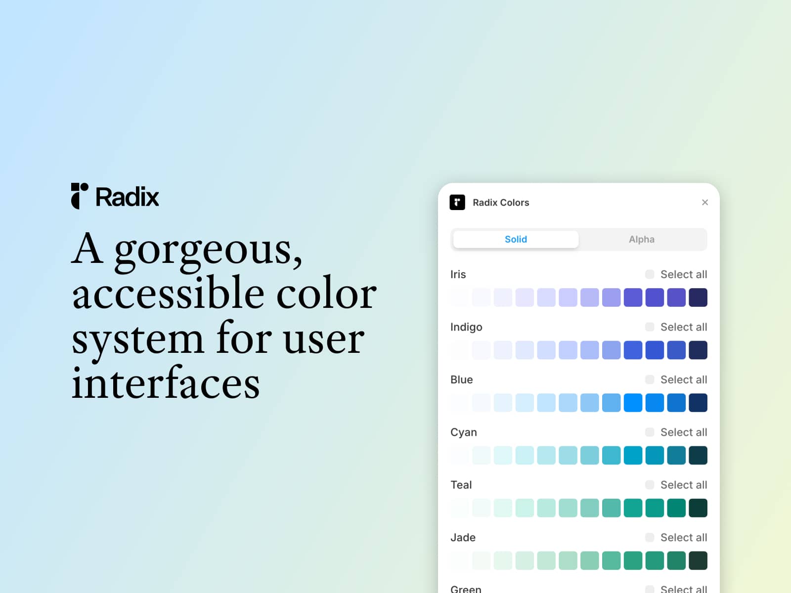 Radix Colors