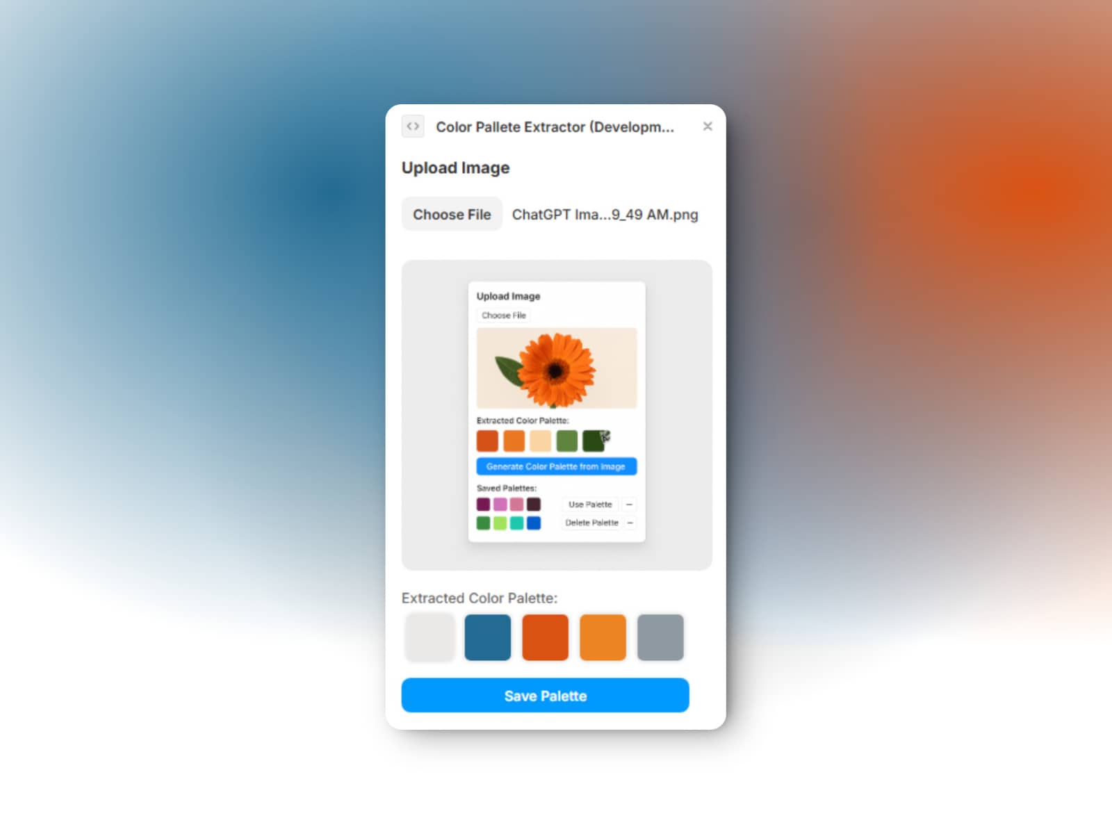 Color Pallete Extractor