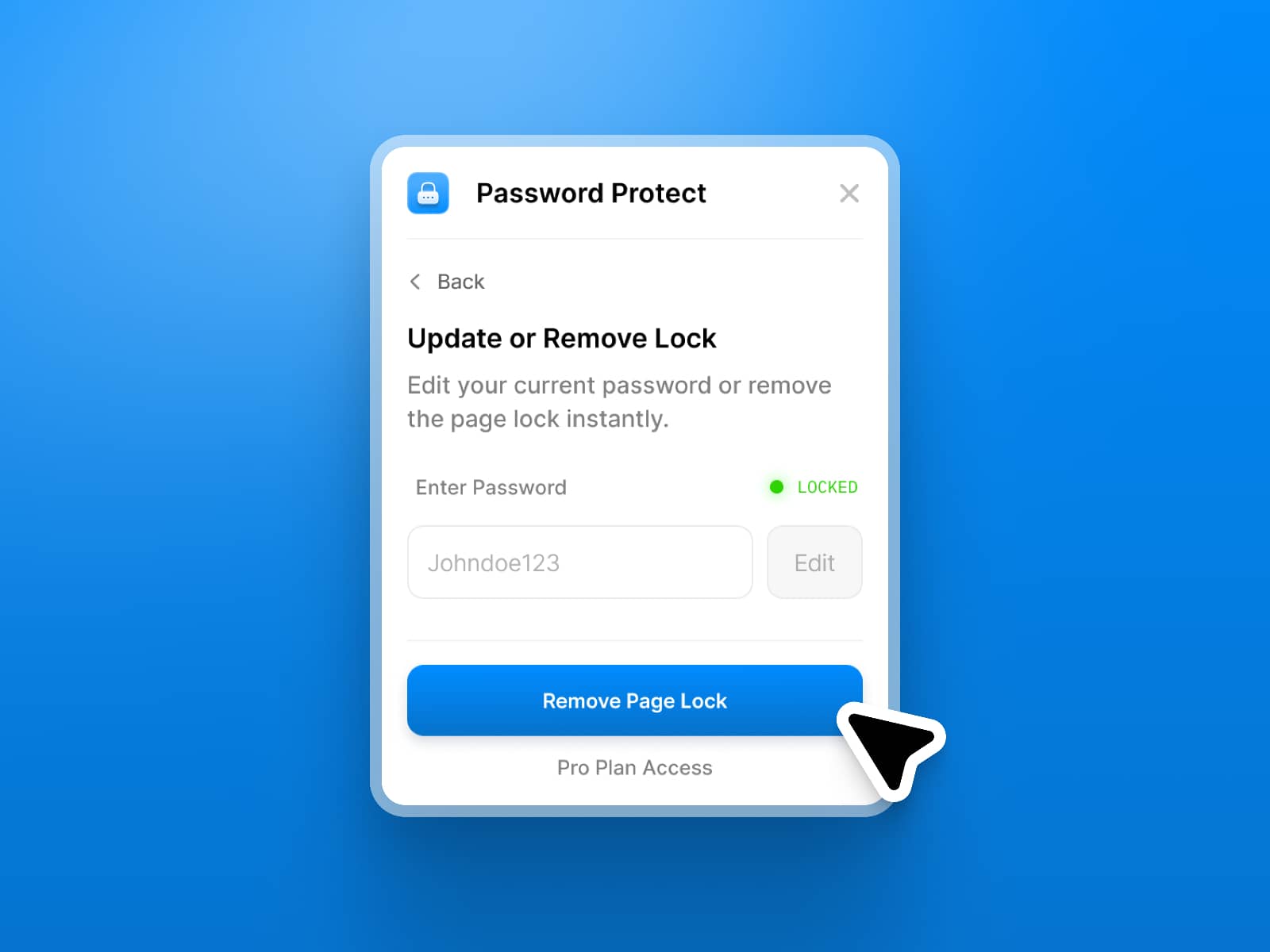 Password Protect