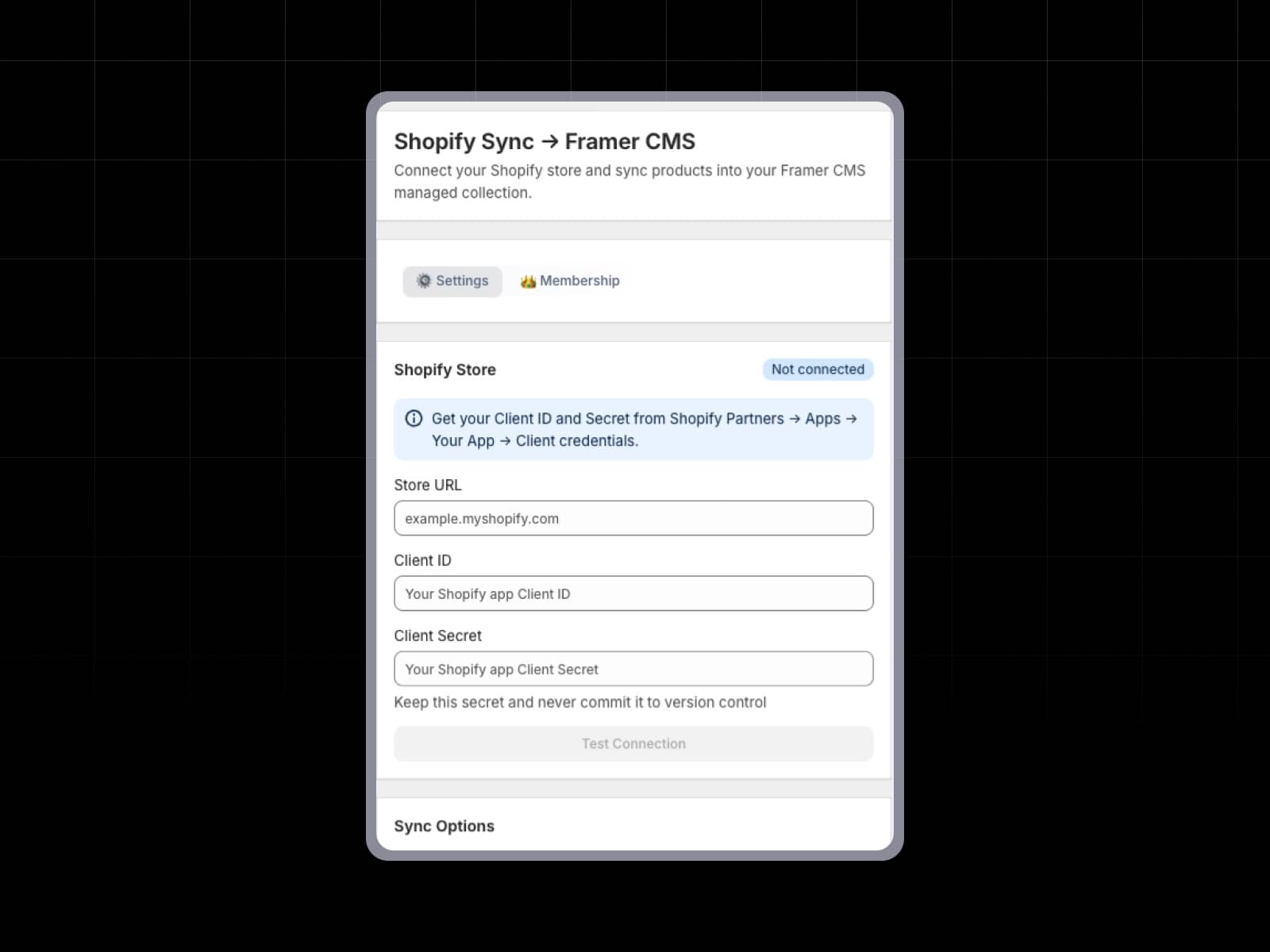 Shopify Sync Cms