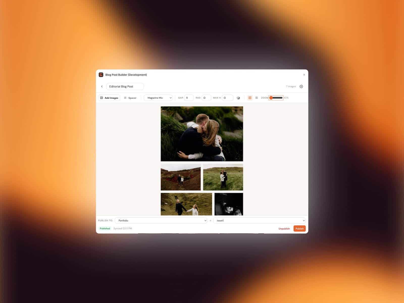 Blog Post Builder