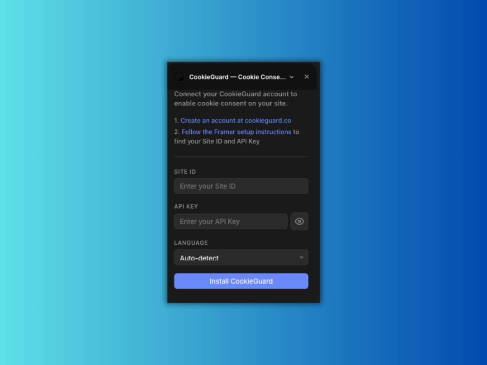 CookieGuard — Cookie Consent