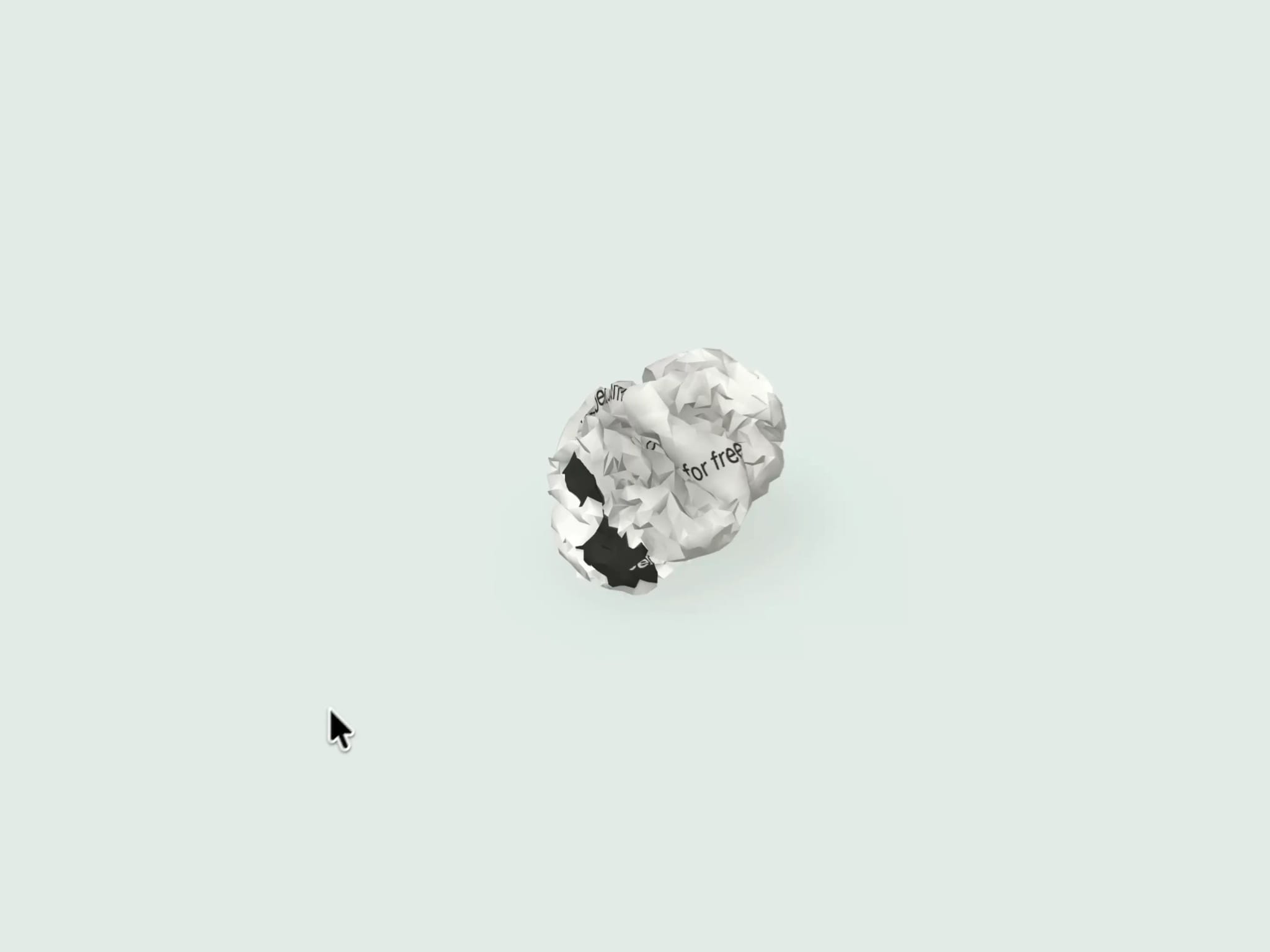 Paper Crumple Form