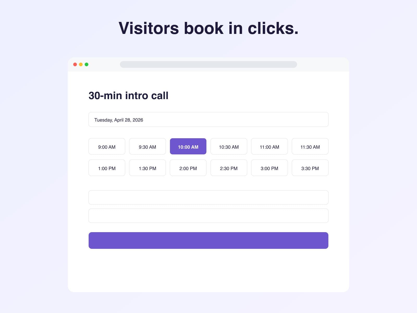 Simple Booking