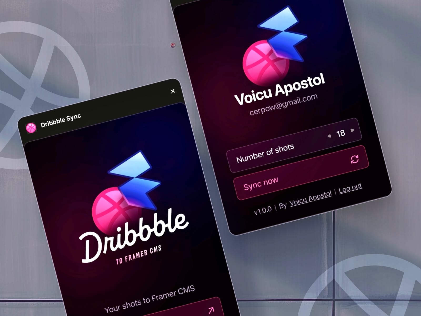Dribbble Sync