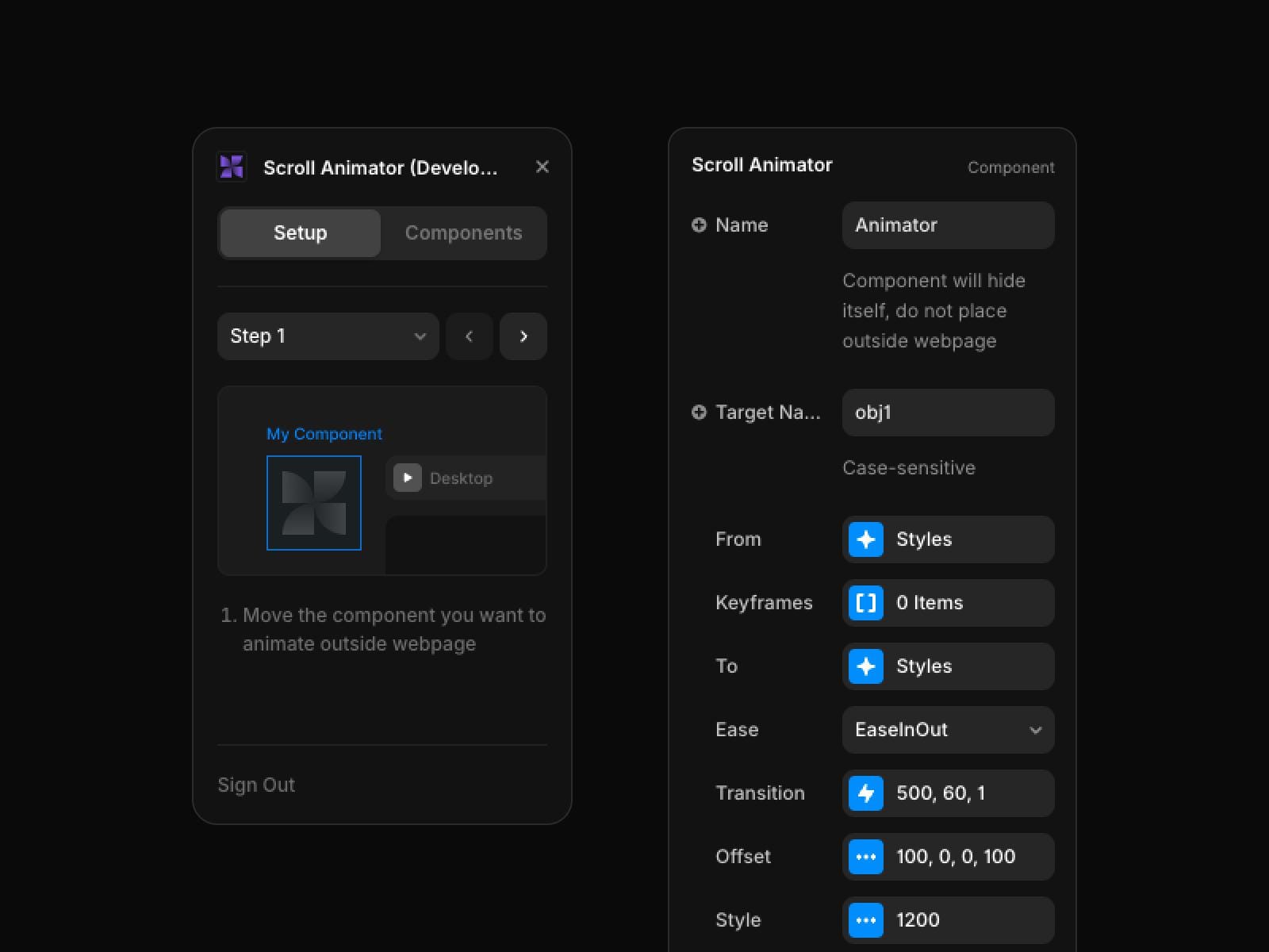 Scroll Animator