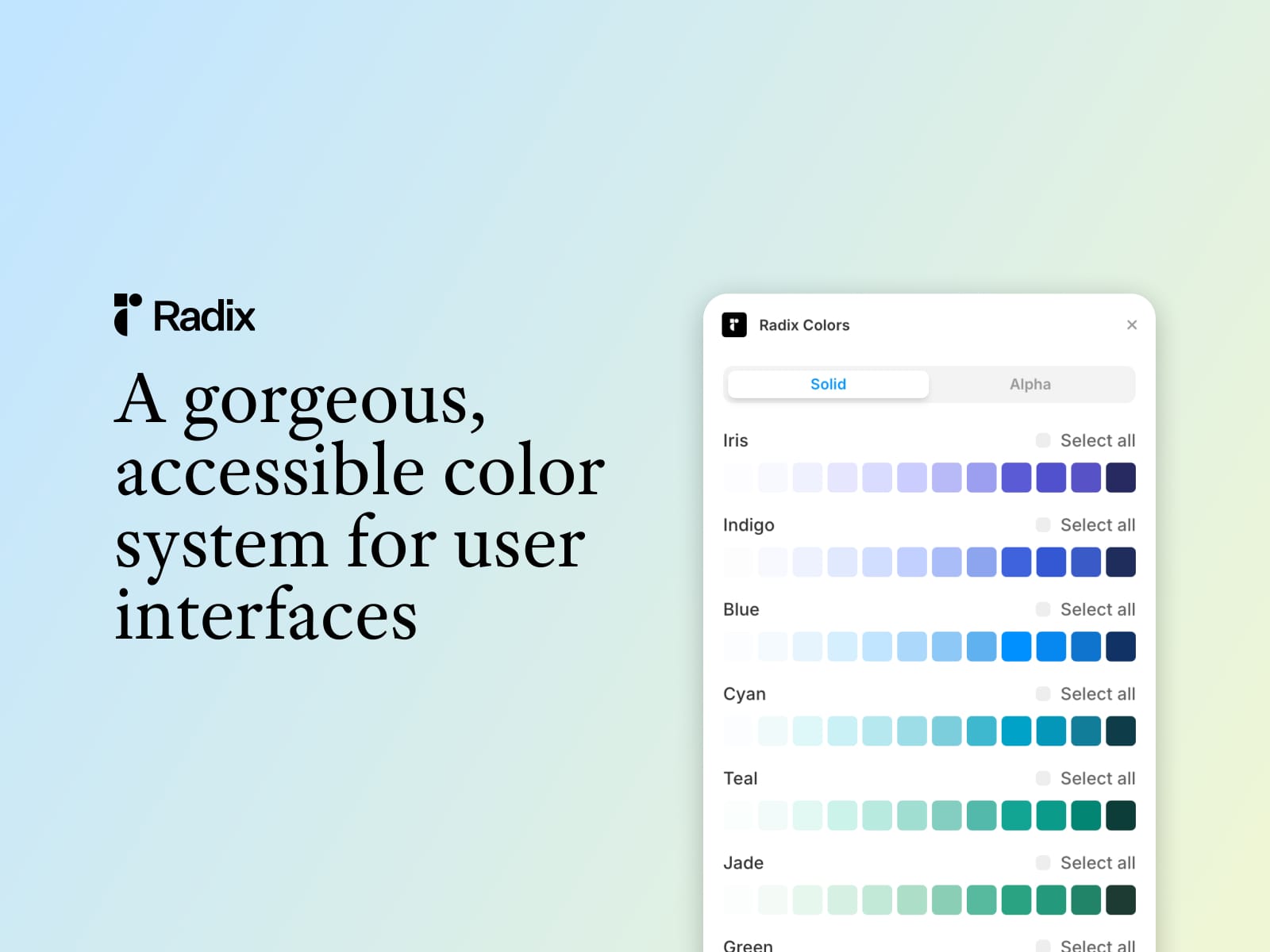 Radix Colors