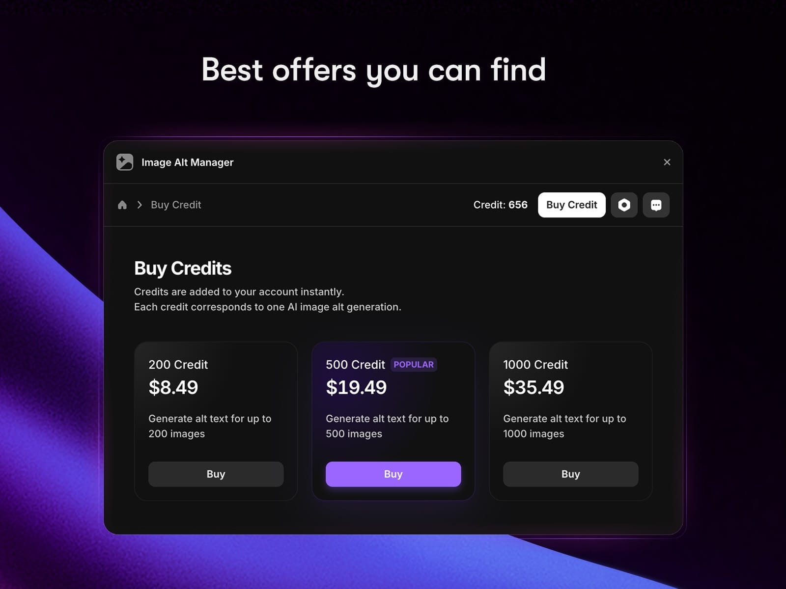 Image Alt Manager