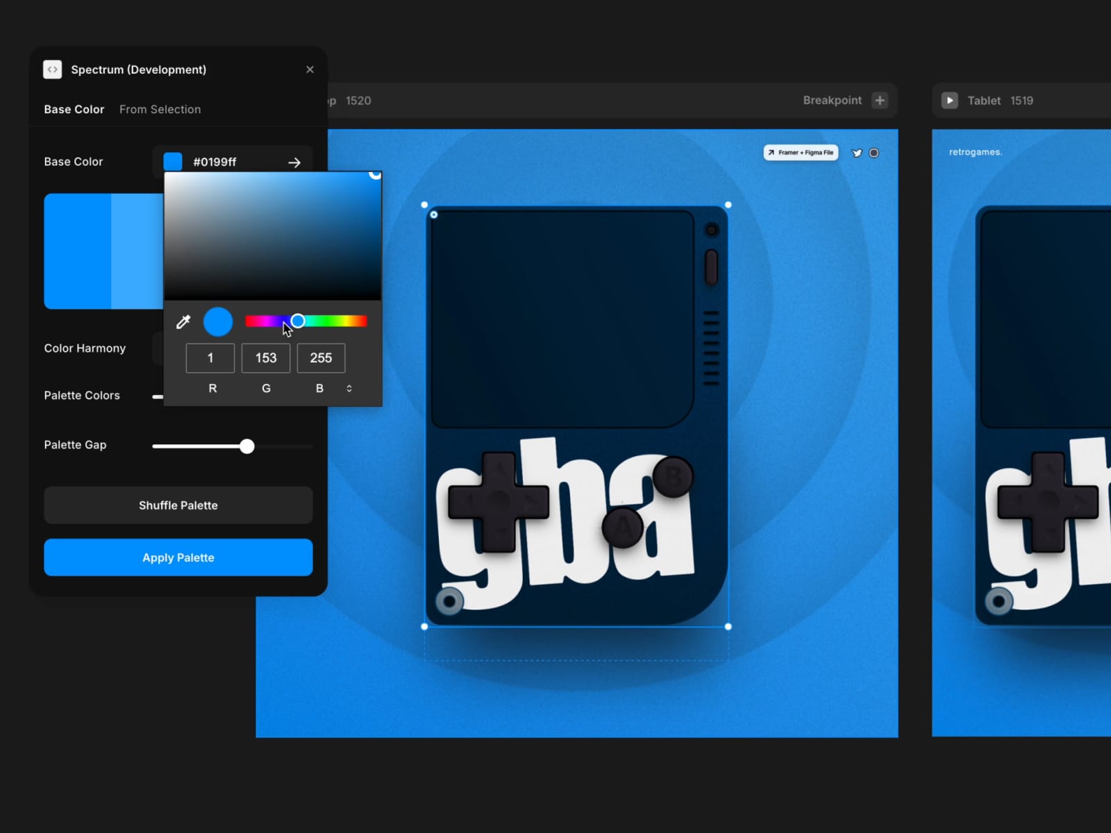 Spectrum — Plugin for Framer