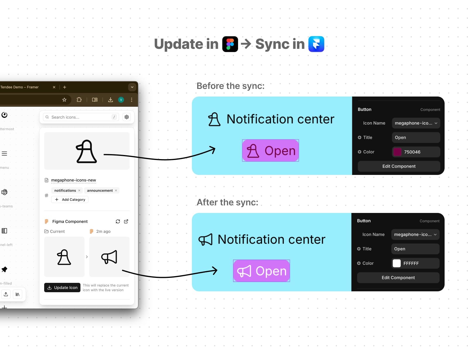 Tendee Icons - Figma Sync