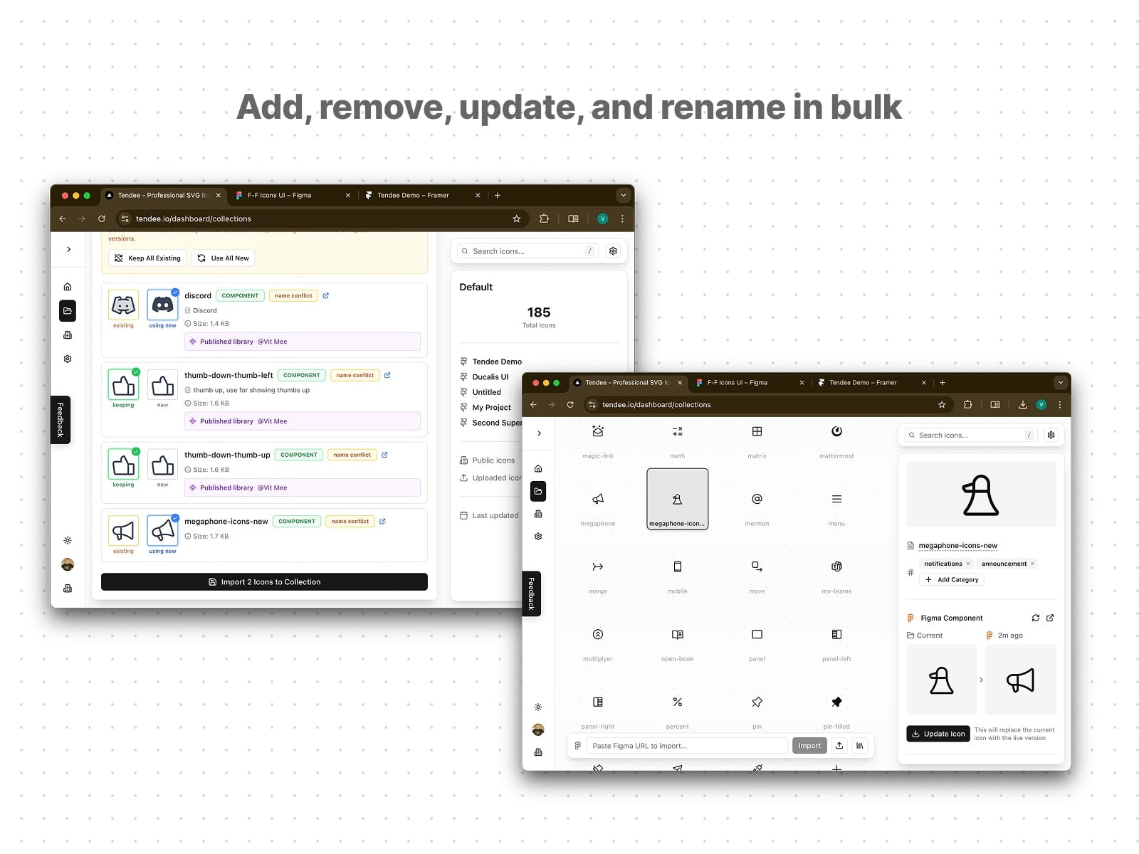 Tendee Icons - Figma Sync