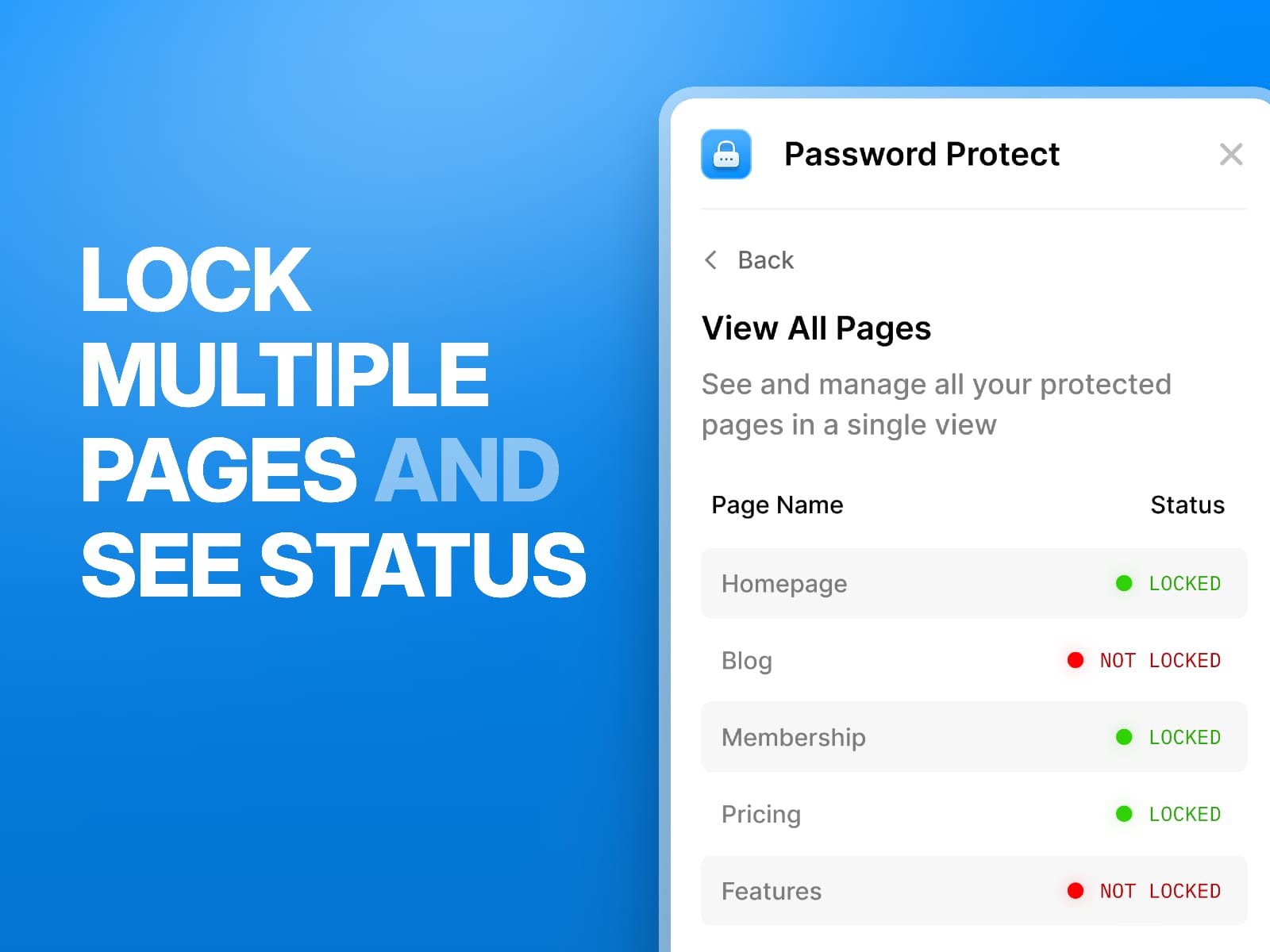 Password Protect