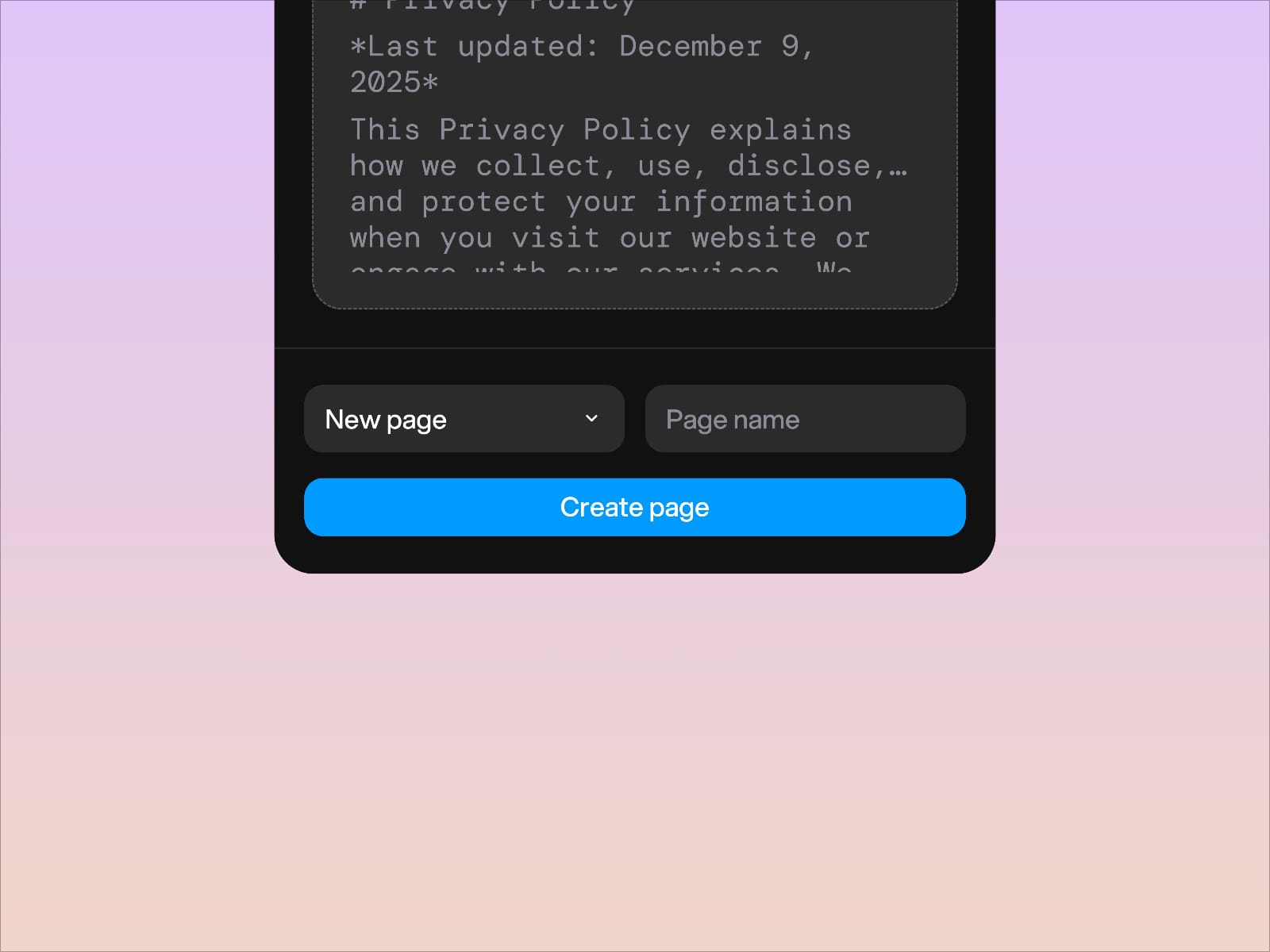 Doc Pages