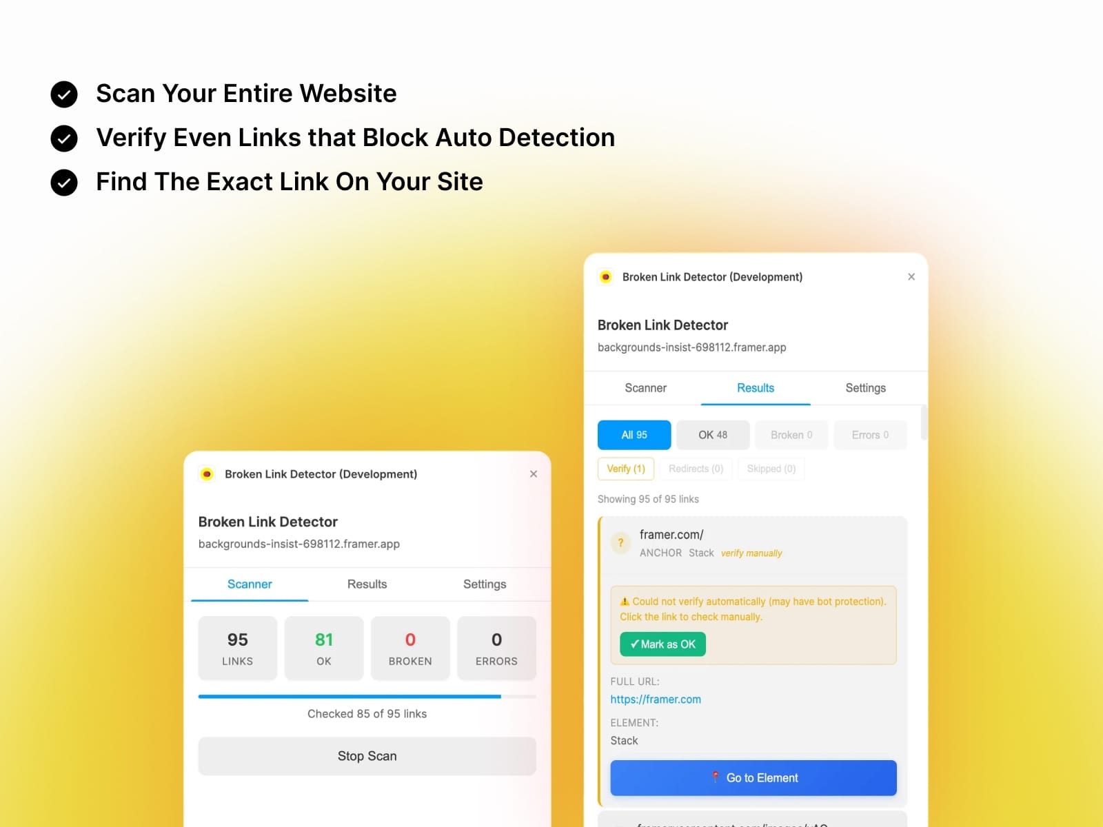Fix Broken Links
