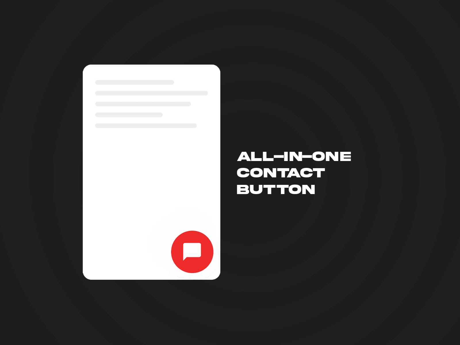 All-in-One Contact Button