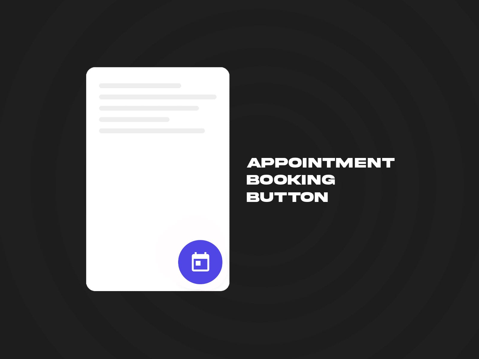 Appointment Booking Button