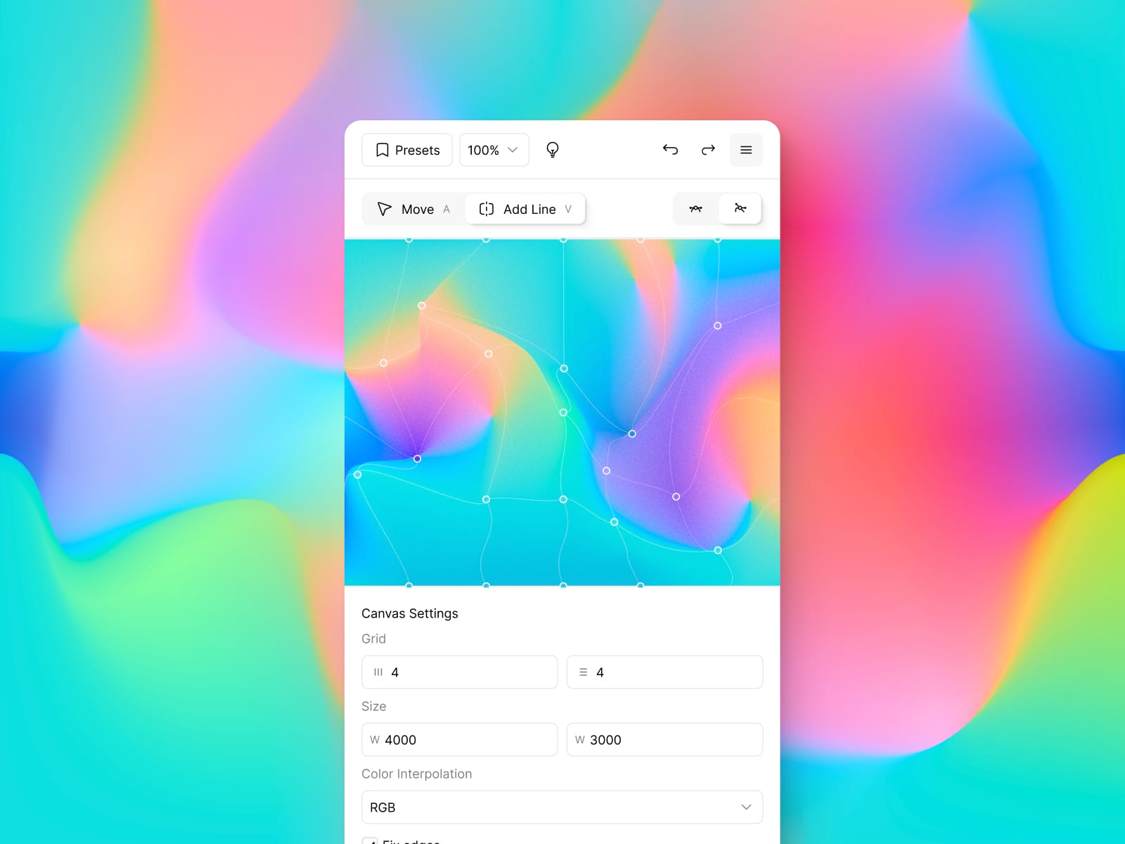 ColorFlow — Mesh Gradient