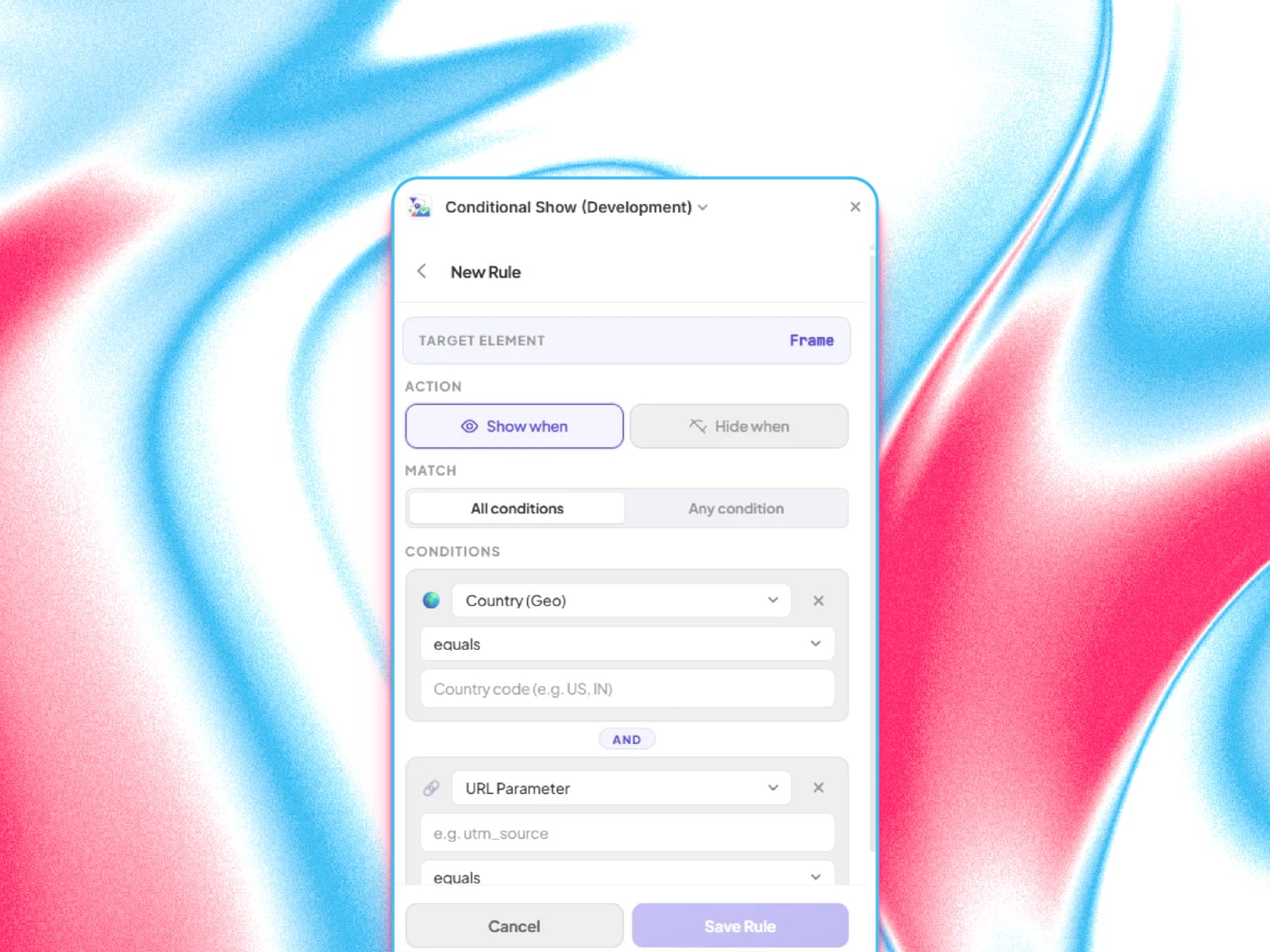 Conditional Show